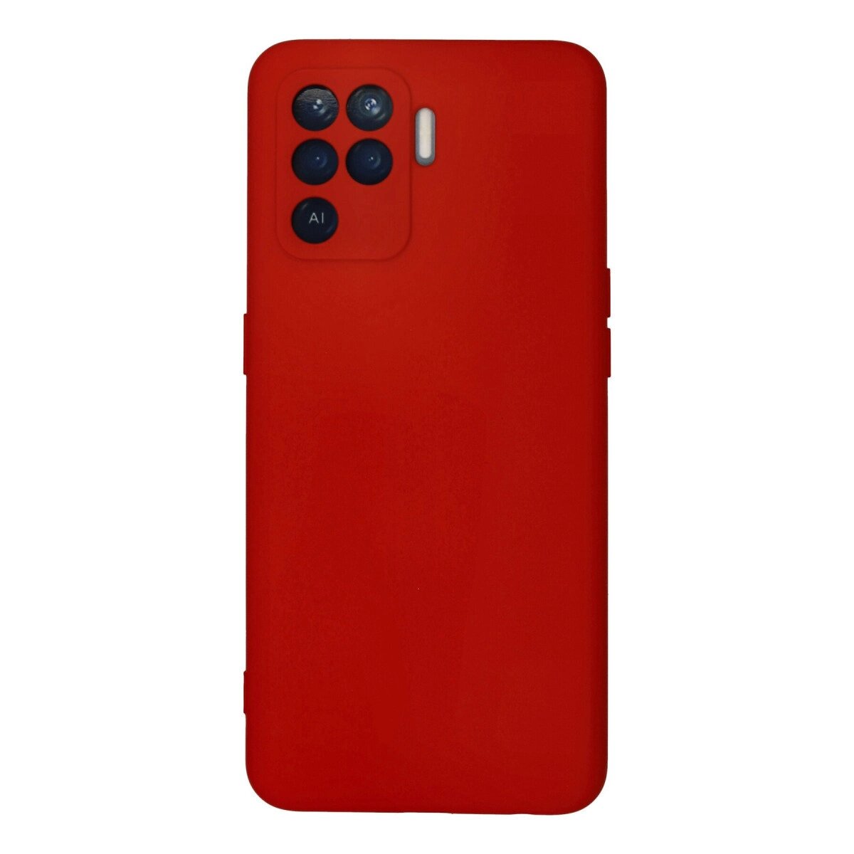 Oppo Reno 5 Lite Kılıf Nano İçi Kadife Silikon - Kırmızı Oppo Reno 5 Lite Kılıf Nano İçi Kadife Silikon - Kırmızı