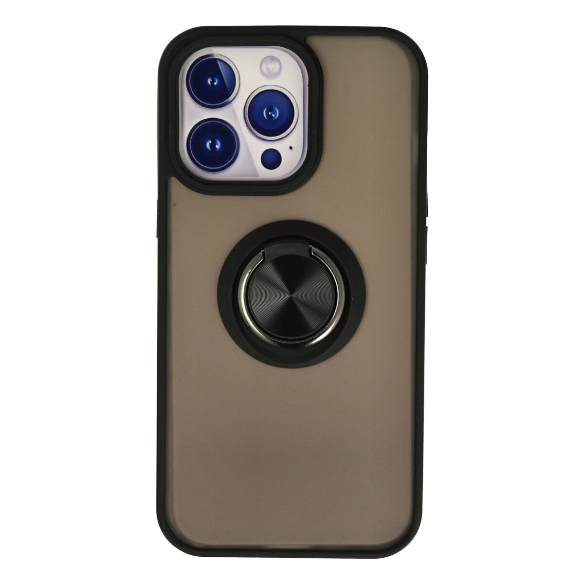 İphone 15 Pro Max Kılıf Montreal Yüzüklü Silikon Kapak - Siyah İphone 15 Pro Max Kılıf Montreal Yüzüklü Silikon Kapak - Siyah