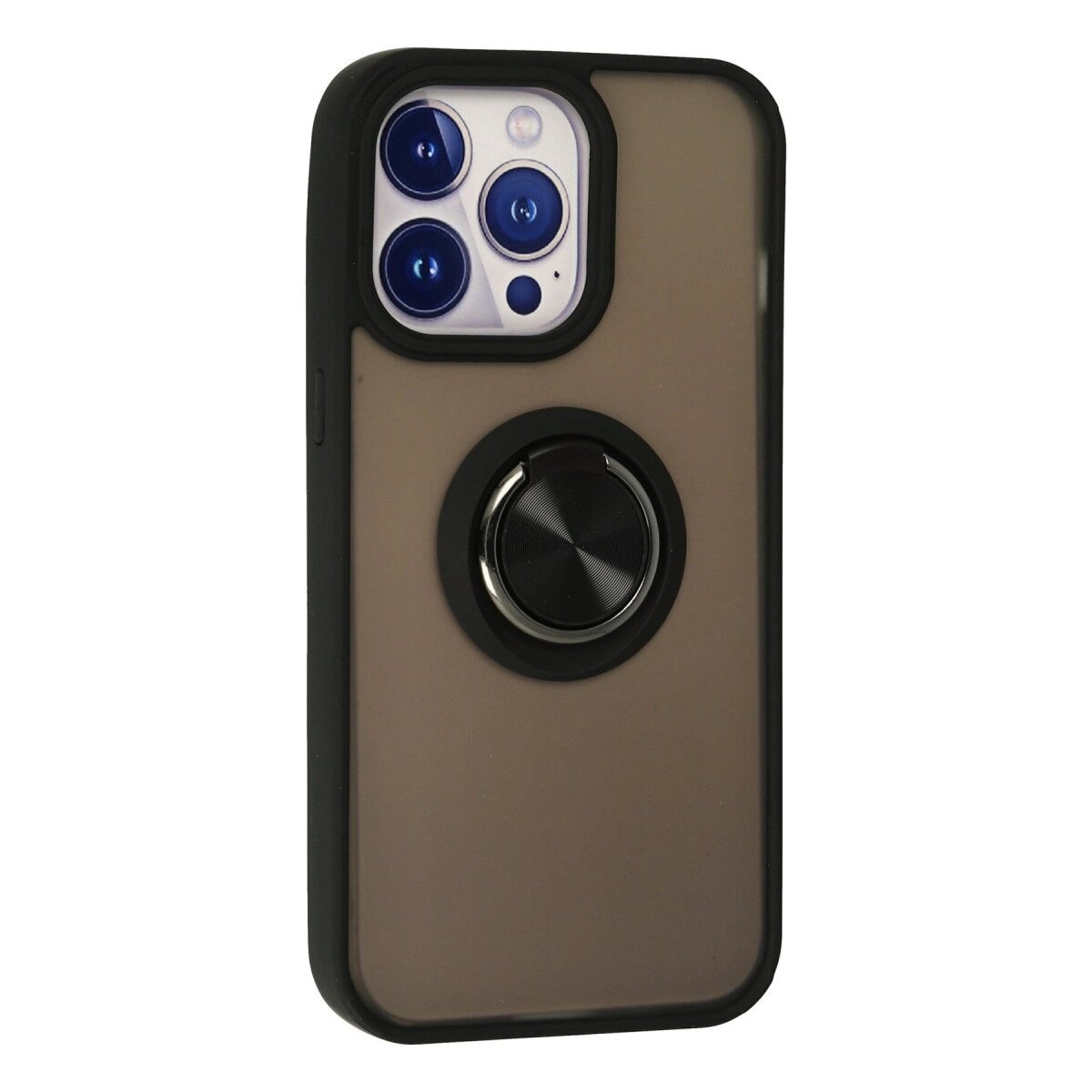 İphone 15 Pro Max Kılıf Montreal Yüzüklü Silikon Kapak - Siyah İphone 15 Pro Max Kılıf Montreal Yüzüklü Silikon Kapak - Siyah