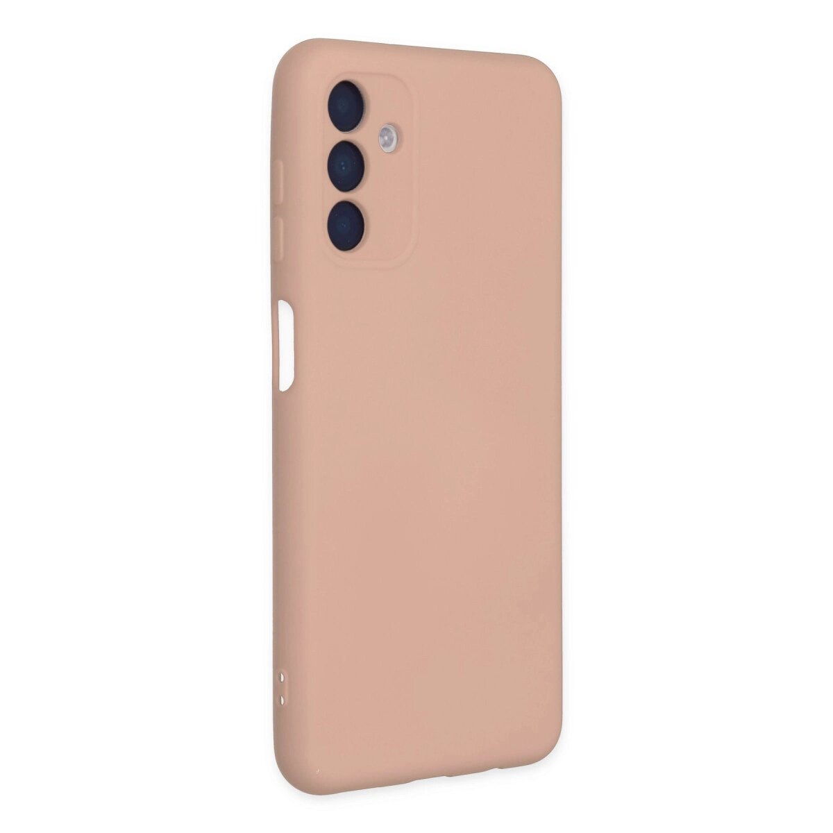 Samsung Galaxy A04s Kılıf Nano İçi Kadife Silikon - Pudra Samsung Galaxy A04s Kılıf Nano İçi Kadife Silikon - Pudra