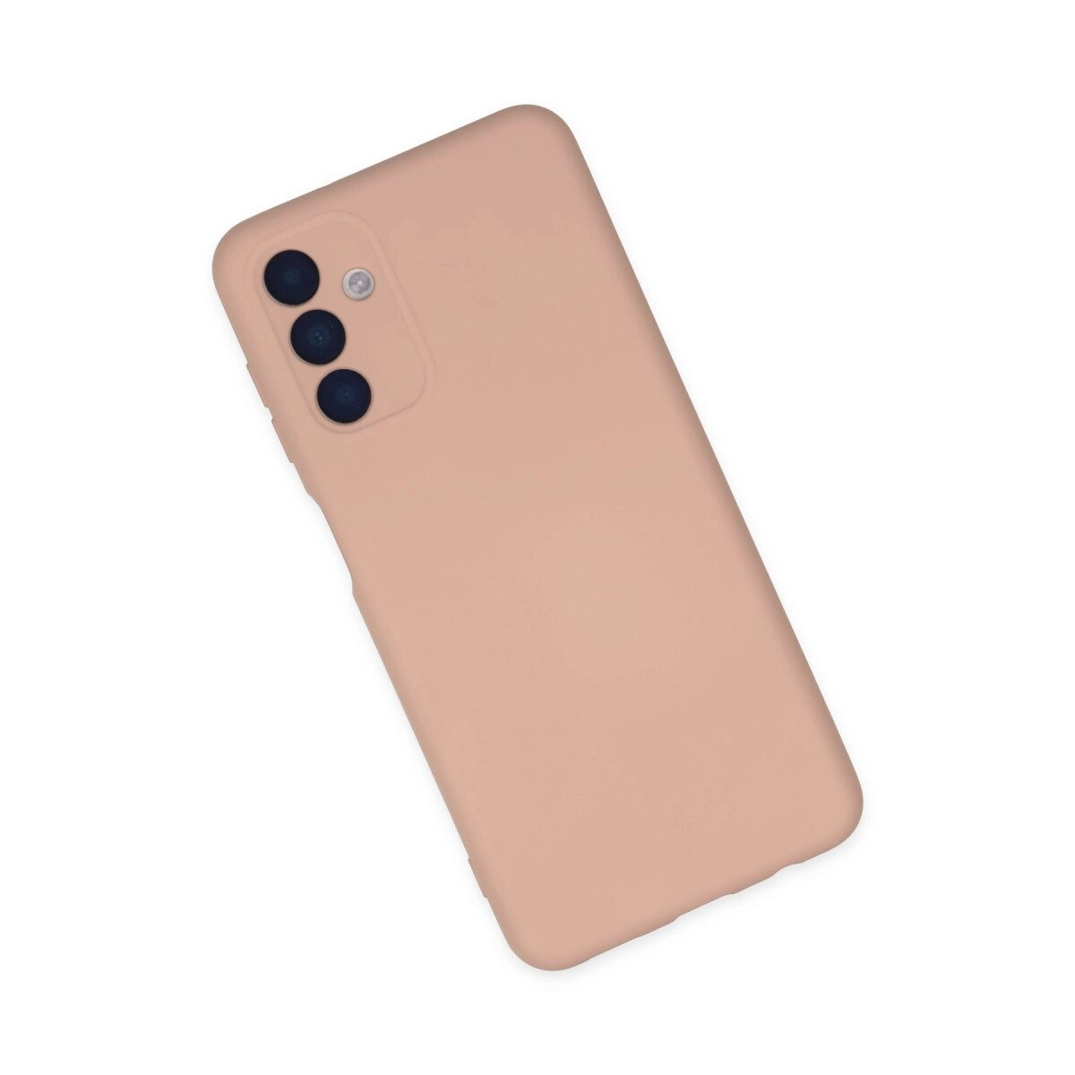 Samsung Galaxy A04s Kılıf Nano İçi Kadife Silikon - Pudra Samsung Galaxy A04s Kılıf Nano İçi Kadife Silikon - Pudra