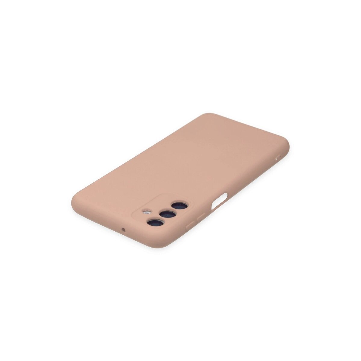 Samsung Galaxy A04s Kılıf Nano İçi Kadife Silikon - Pudra Samsung Galaxy A04s Kılıf Nano İçi Kadife Silikon - Pudra