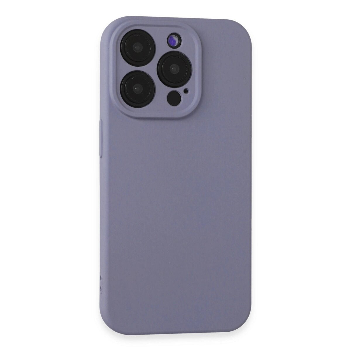 İphone 15 Pro Max Kılıf Nano İçi Kadife Silikon - Lila İphone 15 Pro Max Kılıf Nano İçi Kadife Silikon - Lila