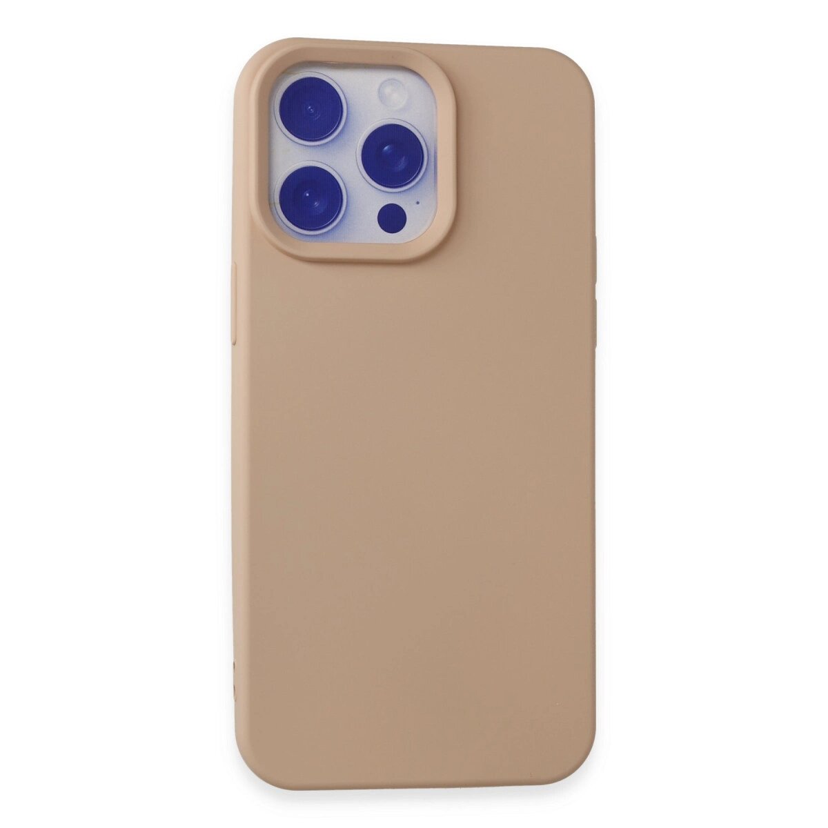 İphone 15 Pro Max Kılıf Nano İçi Kadife Silikon - Pudra İphone 15 Pro Max Kılıf Nano İçi Kadife Silikon - Pudra