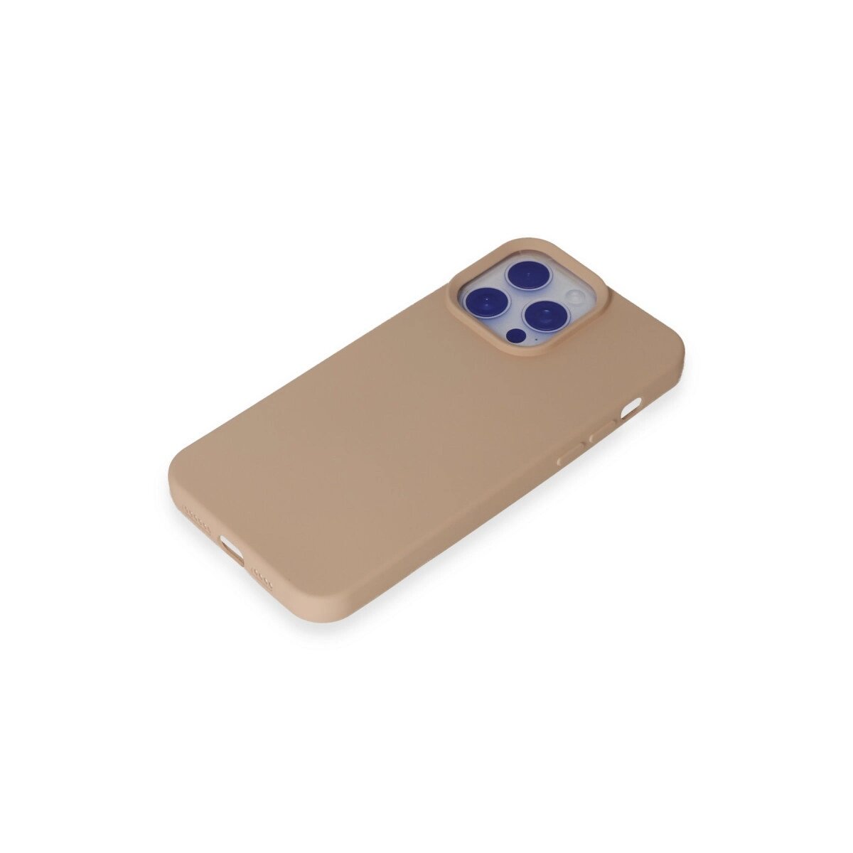 İphone 15 Pro Max Kılıf Nano İçi Kadife Silikon - Pudra İphone 15 Pro Max Kılıf Nano İçi Kadife Silikon - Pudra