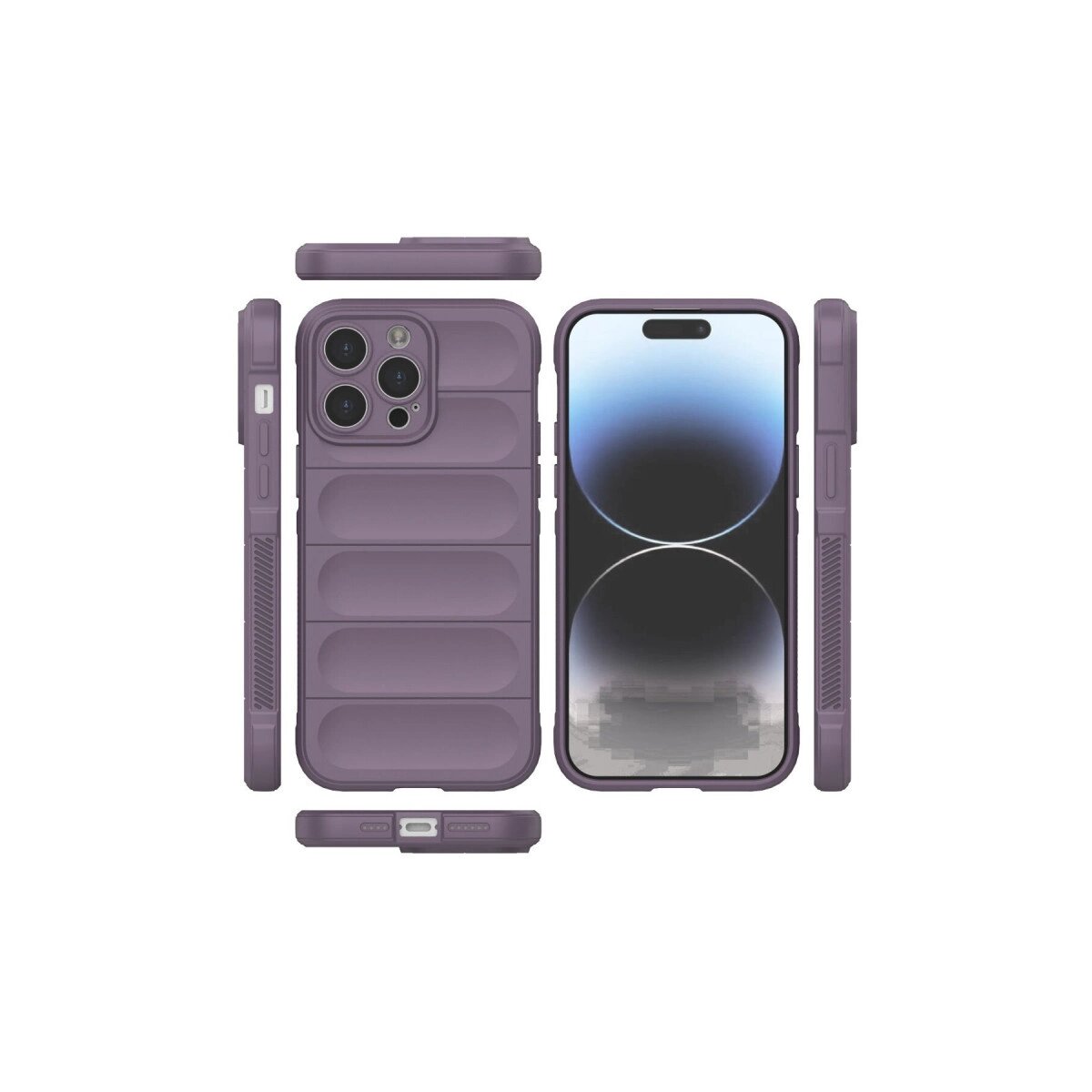 İphone 15 Pro Kılıf Optimum Silikon - Mor İphone 15 Pro Kılıf Optimum Silikon - Mor