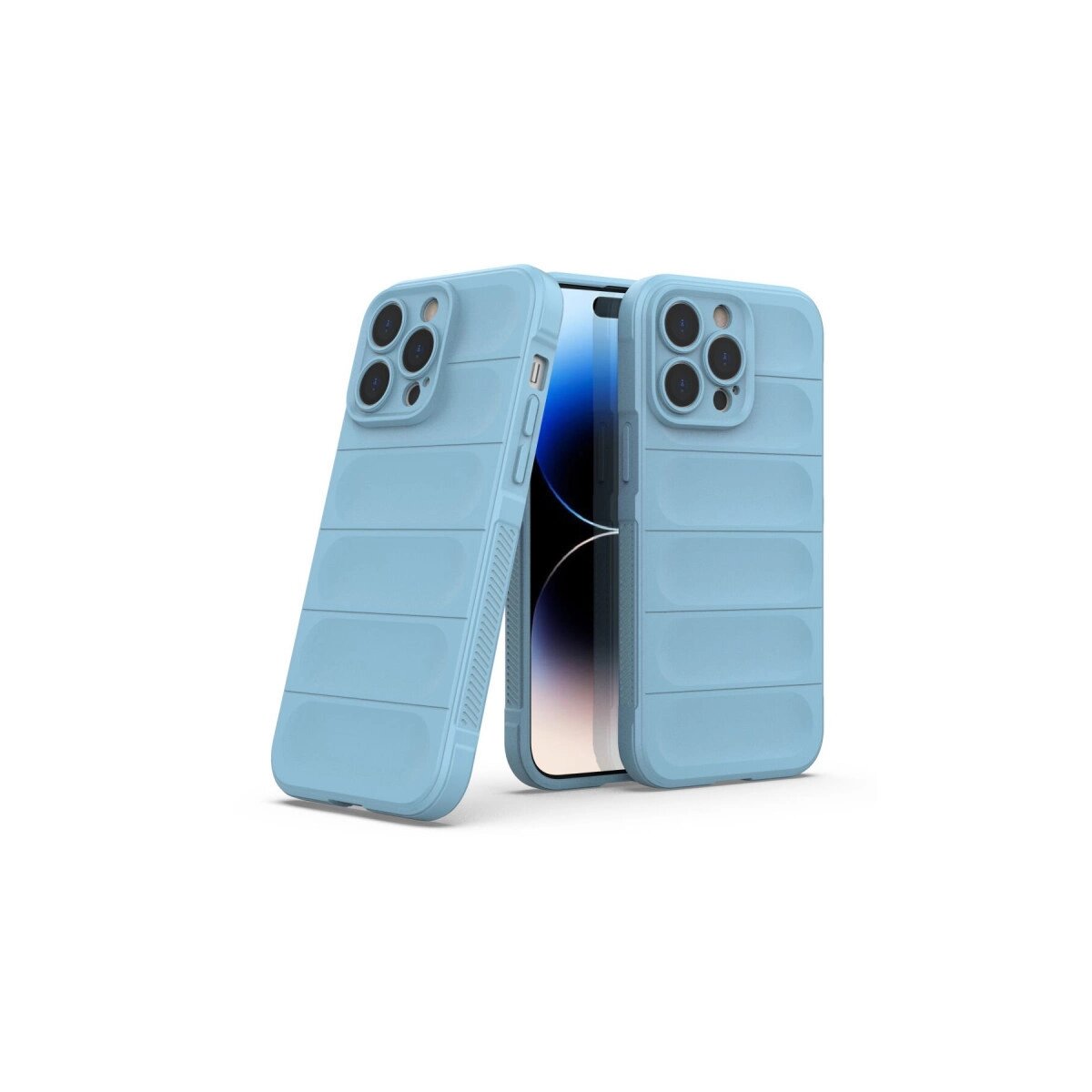 İphone 15 Pro Kılıf Optimum Silikon - Sky Blue