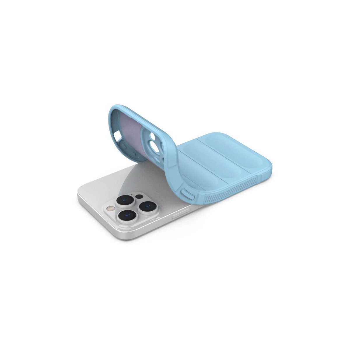 İphone 15 Pro Kılıf Optimum Silikon - Sky Blue