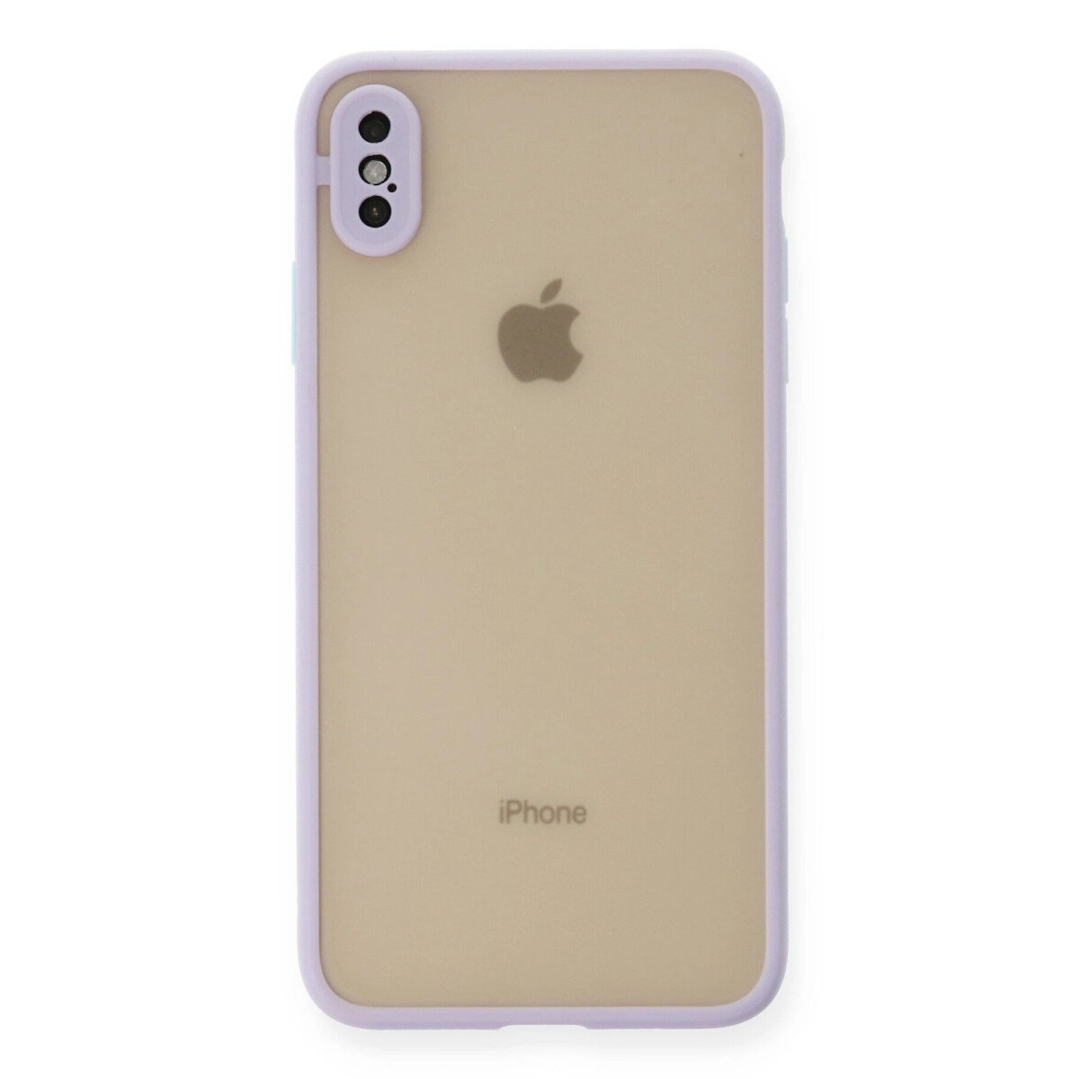 İphone Xs Max Kılıf Montreal Silikon Kapak - Mor İphone Xs Max Kılıf Montreal Silikon Kapak - Mor