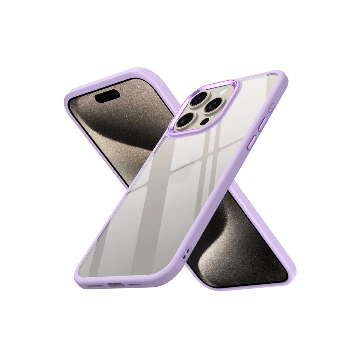 İphone 15 Pro Max Kılıf Power Silikon - Lila İphone 15 Pro Max Kılıf Power Silikon - Lila