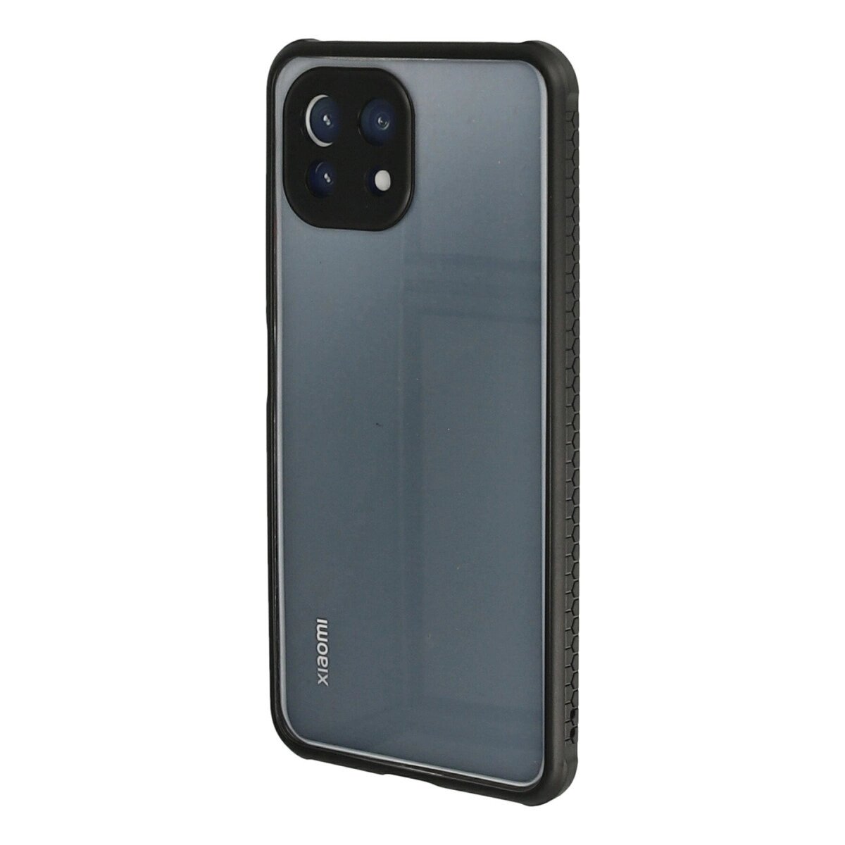 Xiaomi Mi 11 Lite Kılıf Miami Şeffaf Silikon - Siyah Xiaomi Mi 11 Lite Kılıf Miami Şeffaf Silikon - Siyah