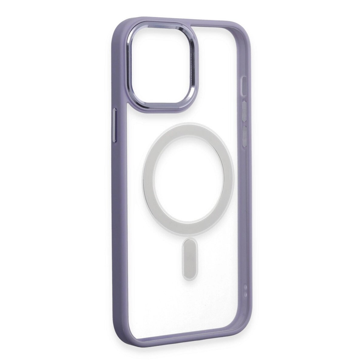 İphone 15 Pro Kılıf Room Magneticsafe Silikon - Lila İphone 15 Pro Kılıf Room Magneticsafe Silikon - Lila