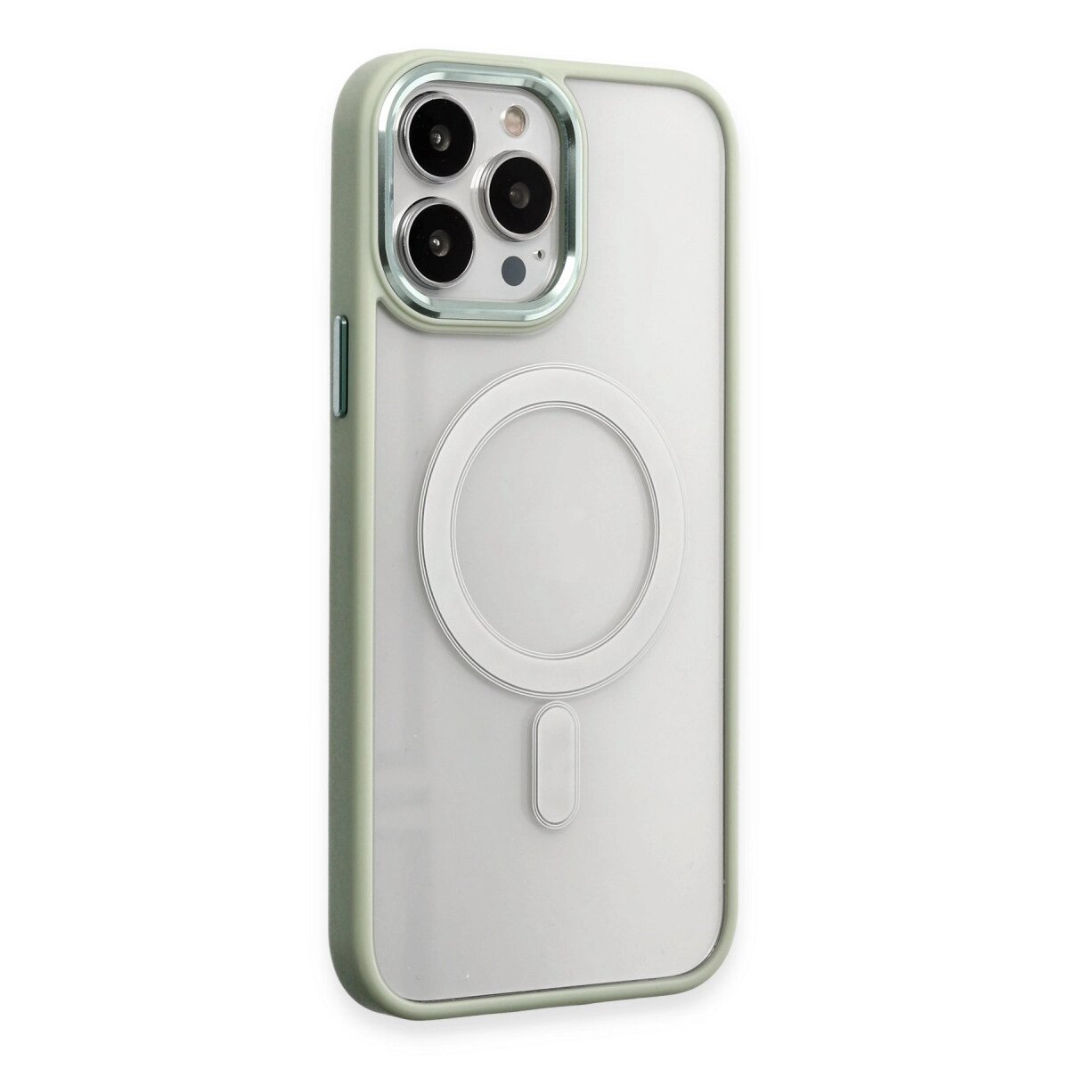 İphone 15 Pro Kılıf Room Magneticsafe Silikon - Su Yeşili