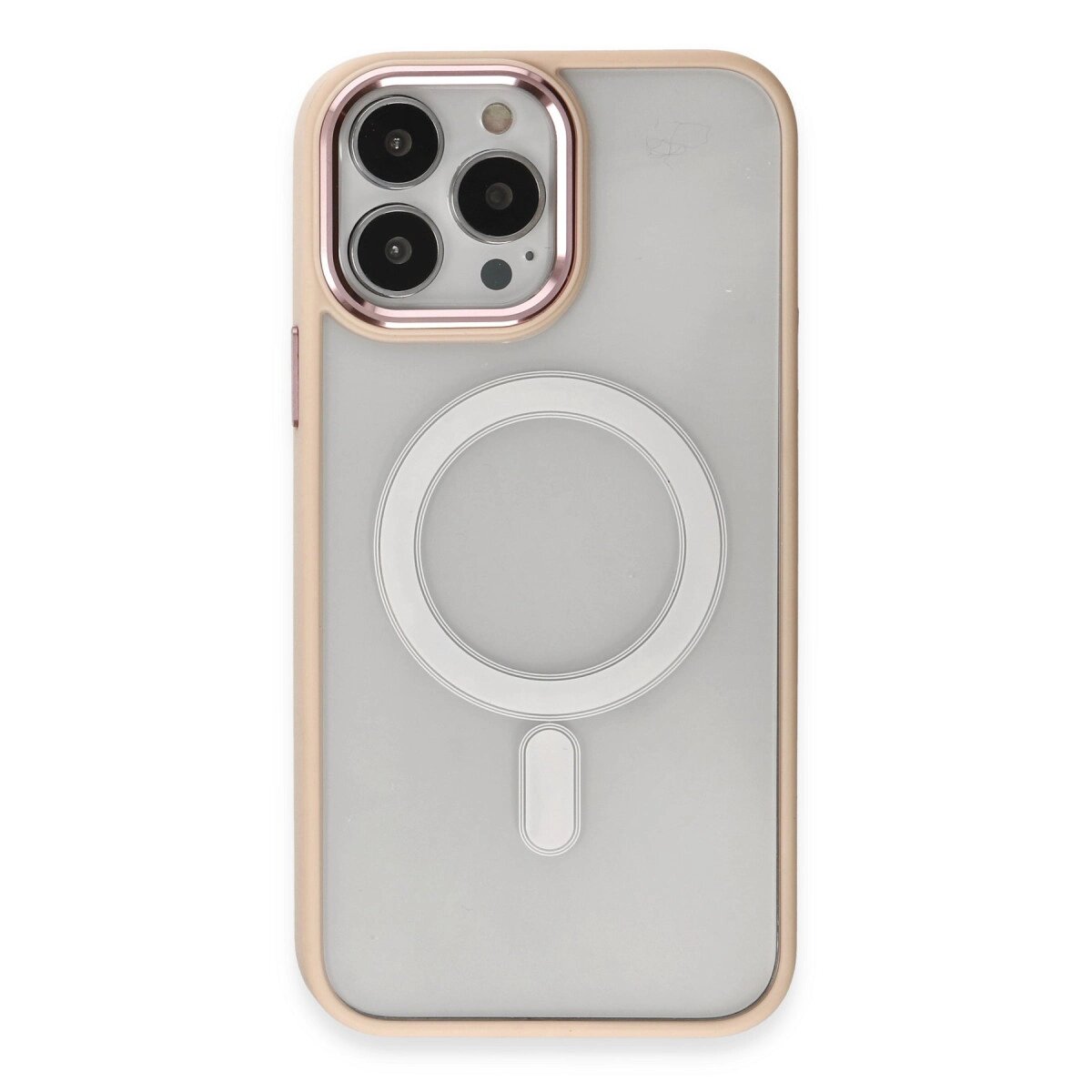 İphone 15 Pro Max Kılıf Room Magneticsafe Silikon - Pudra İphone 15 Pro Max Kılıf Room Magneticsafe Silikon - Pudra