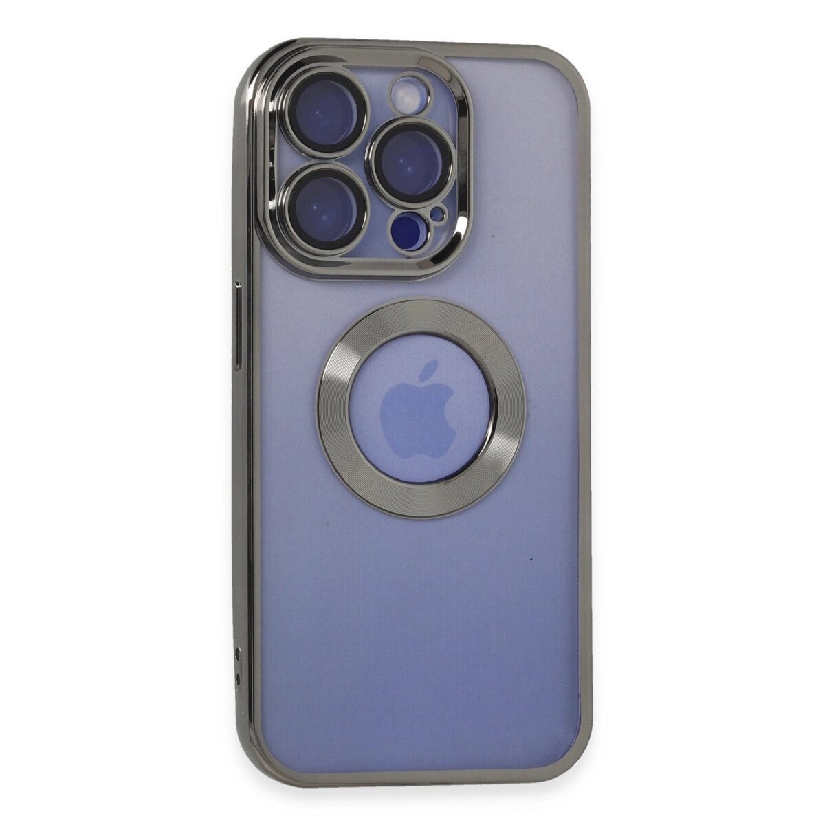 İphone 15 Pro Kılıf Slot Silikon - Titan Gri