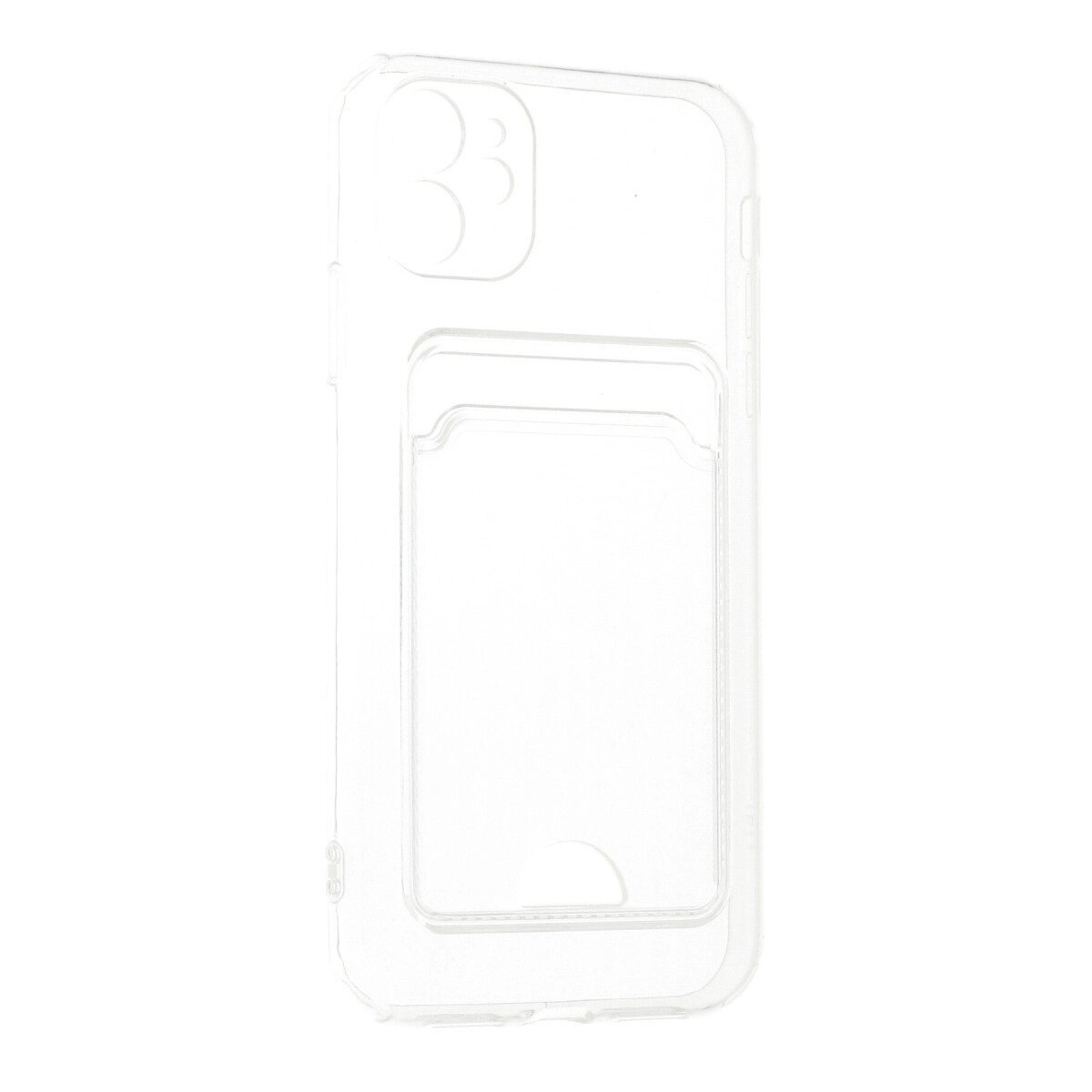 İphone 11 Kılıf Kart Şeffaf Silikon - Şeffaf İphone 11 Kılıf Kart Şeffaf Silikon - Şeffaf