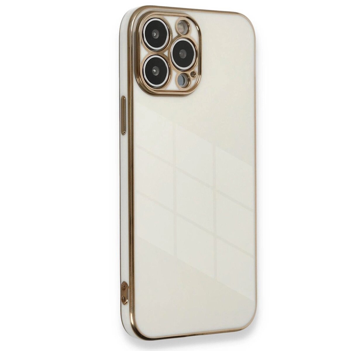 İphone 15 Pro Kılıf Volet Silikon - Beyaz İphone 15 Pro Kılıf Volet Silikon - Beyaz