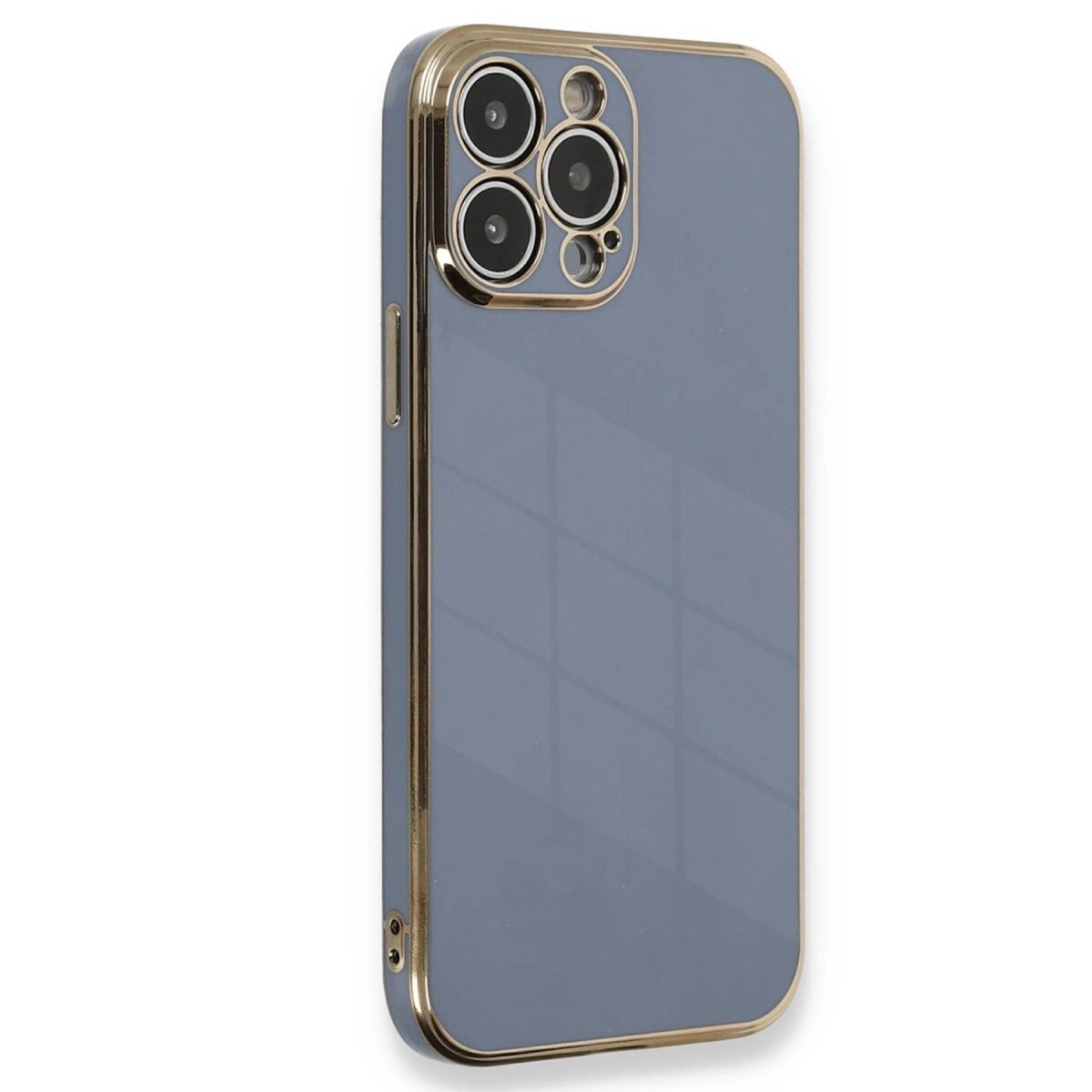 İphone 15 Pro Kılıf Volet Silikon - Mavi İphone 15 Pro Kılıf Volet Silikon - Mavi