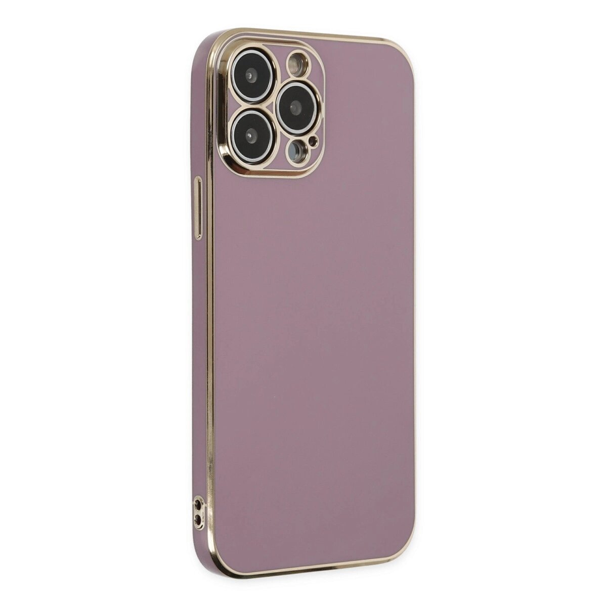 İphone 15 Pro Max Kılıf Volet Silikon - Mor İphone 15 Pro Max Kılıf Volet Silikon - Mor