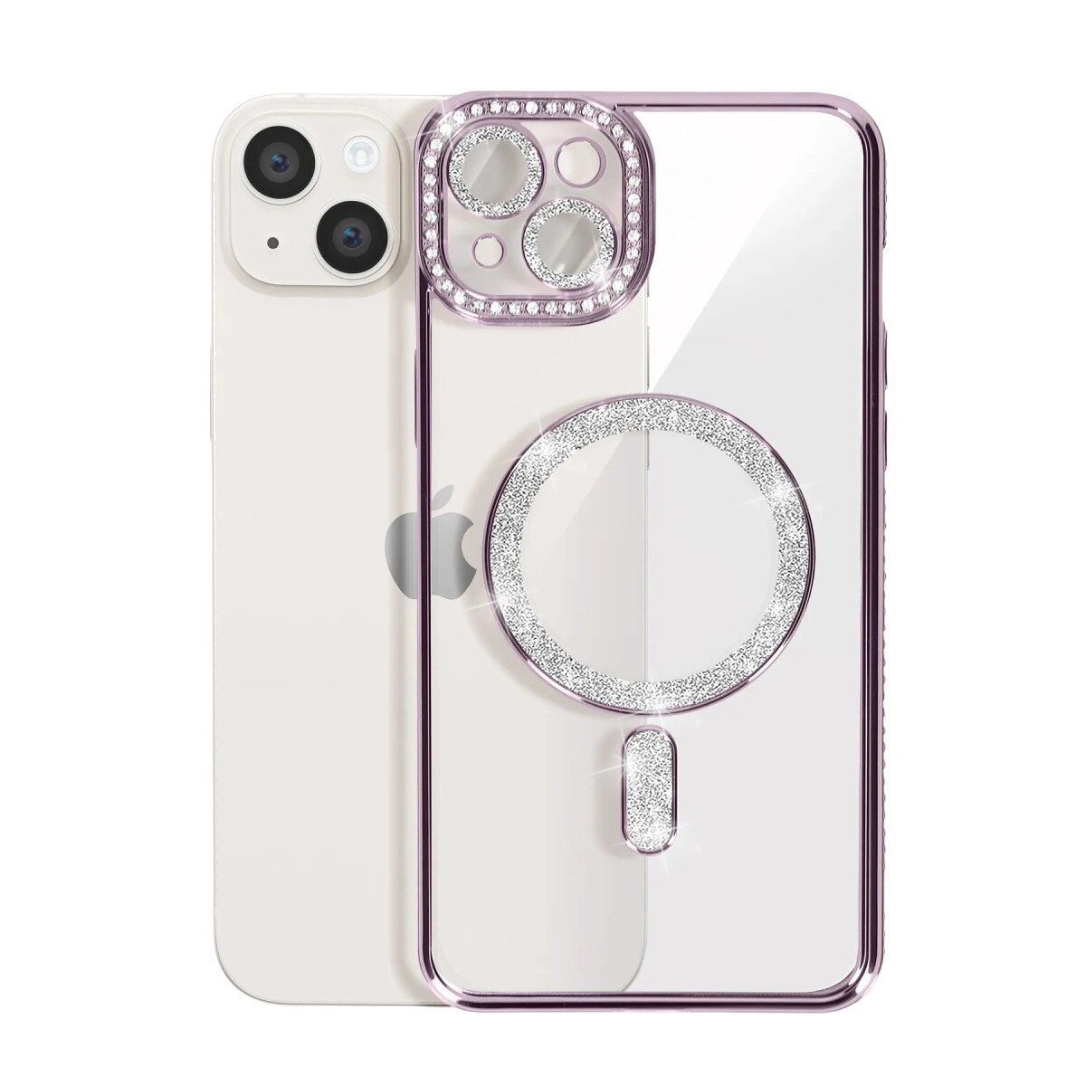 İphone 15 Kılıf Joke Simli Magneticsafe Kılıf - Derin Mor İphone 15 Kılıf Joke Simli Magneticsafe Kılıf - Derin Mor