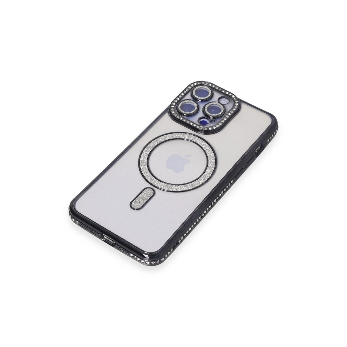 İphone 15 Pro Kılıf Joke Simli Magneticsafe Kılıf - Siyah İphone 15 Pro Kılıf Joke Simli Magneticsafe Kılıf - Siyah