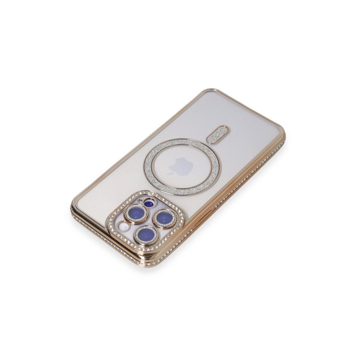 İphone 15 Pro Max Kılıf Joke Simli Magneticsafe Kılıf - Gold İphone 15 Pro Max Kılıf Joke Simli Magneticsafe Kılıf - Gold