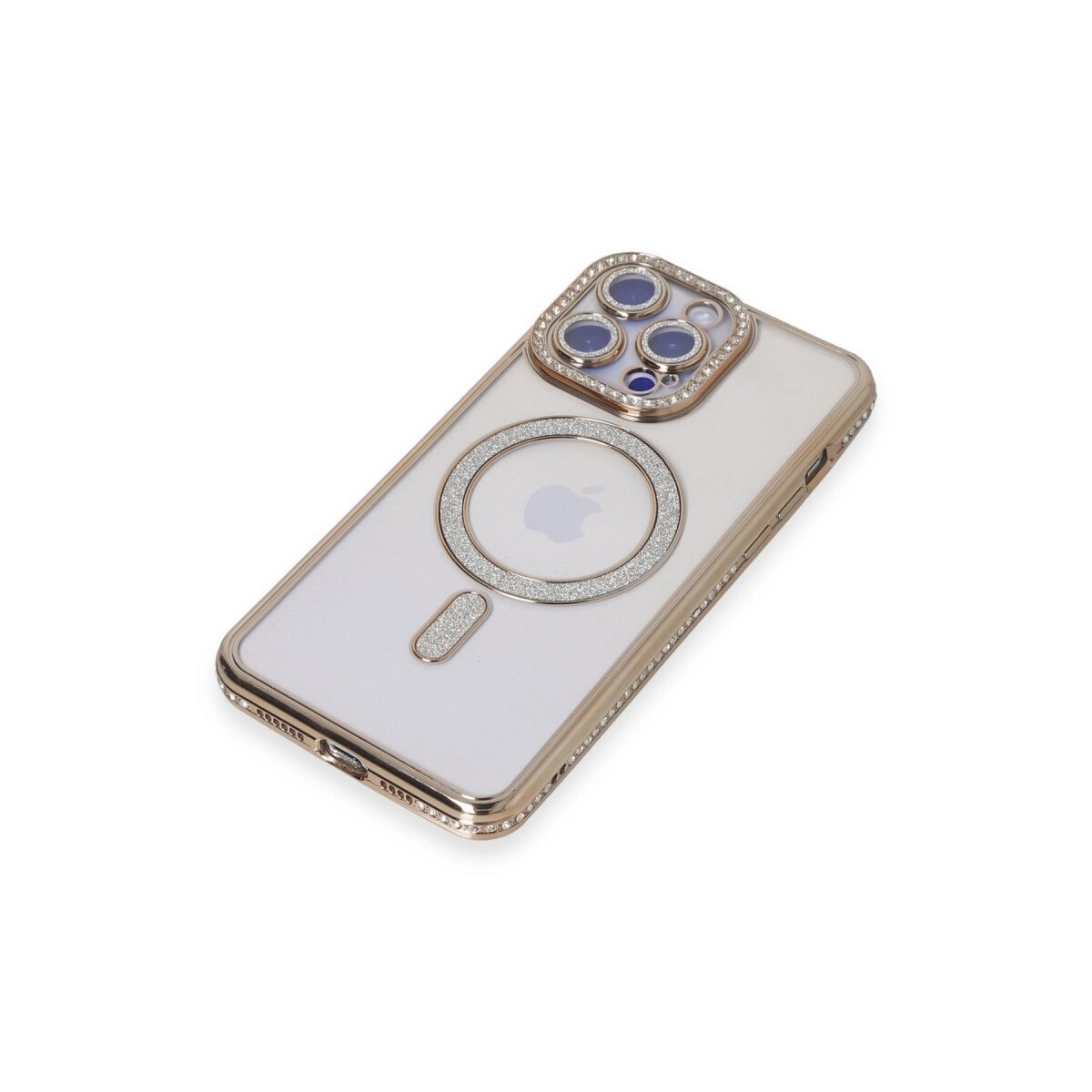 İphone 15 Pro Max Kılıf Joke Simli Magneticsafe Kılıf - Gold İphone 15 Pro Max Kılıf Joke Simli Magneticsafe Kılıf - Gold