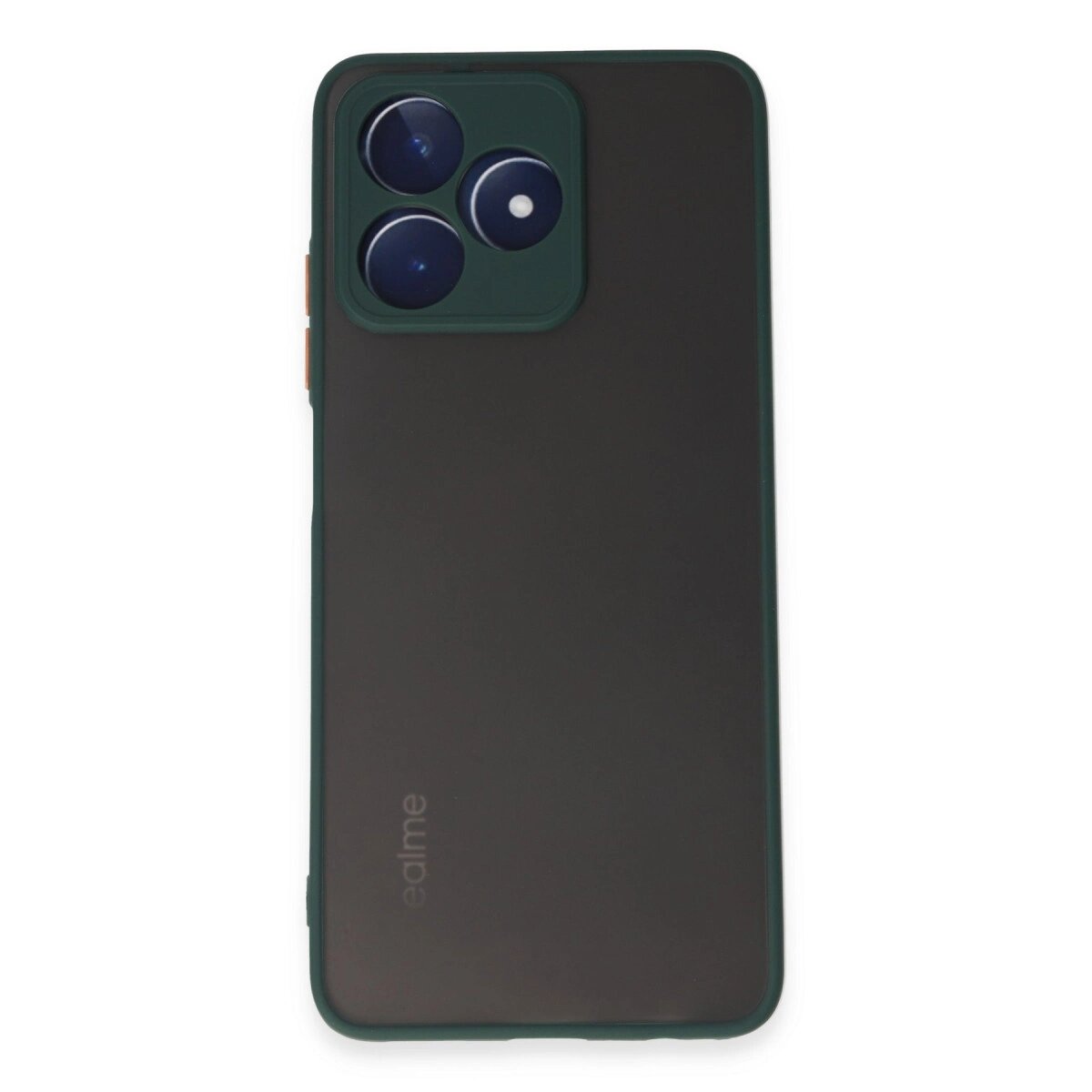 Realme C53 Kılıf Montreal Silikon Kapak - Yeşil Realme C53 Kılıf Montreal Silikon Kapak - Yeşil