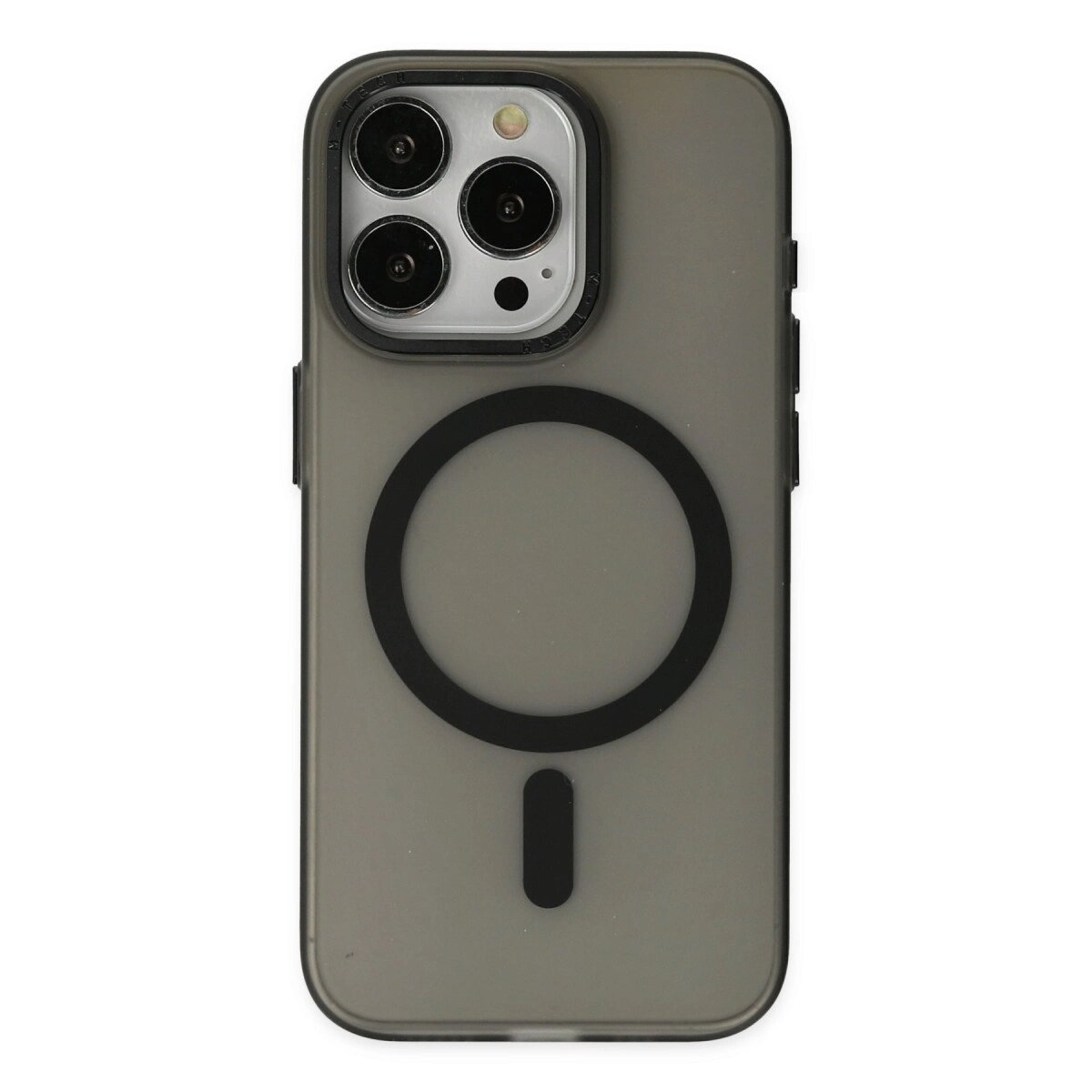 İphone 15 Pro Max Kılıf Lodos Magneticsafe Mat Kapak - Siyah İphone 15 Pro Max Kılıf Lodos Magneticsafe Mat Kapak - Siyah
