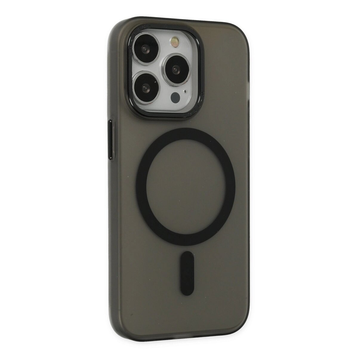 İphone 15 Pro Max Kılıf Lodos Magneticsafe Mat Kapak - Siyah İphone 15 Pro Max Kılıf Lodos Magneticsafe Mat Kapak - Siyah
