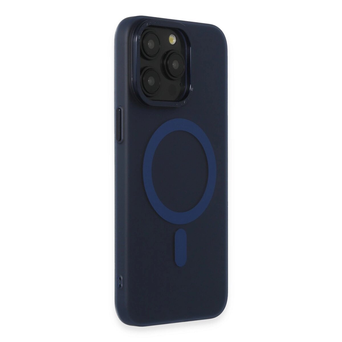 İphone 15 Pro Max Kılıf Lodos Magneticsafe Mat Kapak - Mavi İphone 15 Pro Max Kılıf Lodos Magneticsafe Mat Kapak - Mavi