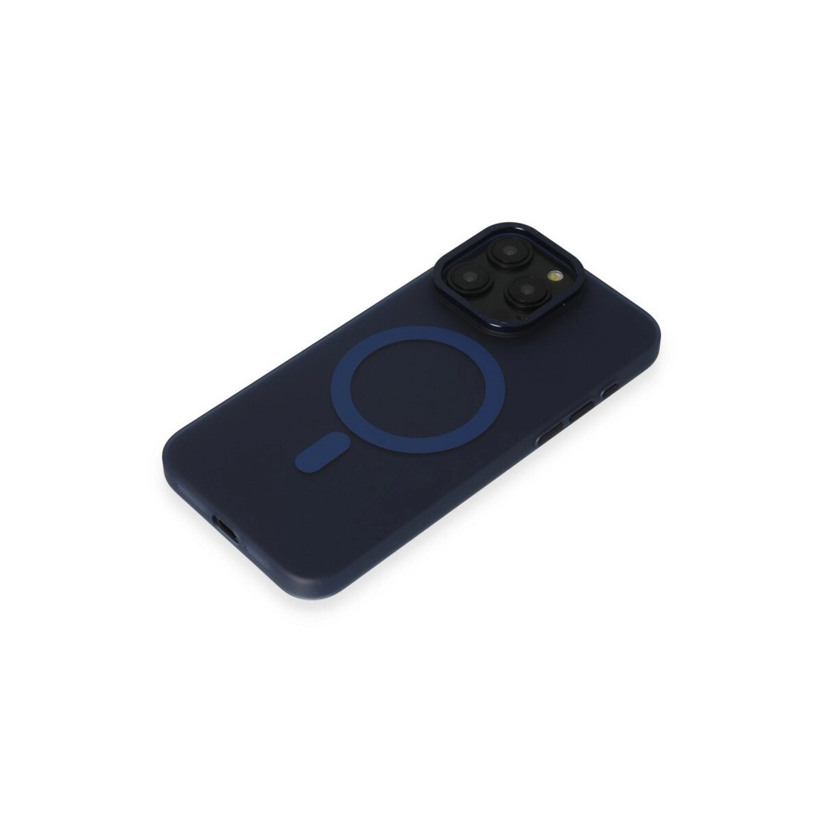 İphone 15 Pro Max Kılıf Lodos Magneticsafe Mat Kapak - Mavi İphone 15 Pro Max Kılıf Lodos Magneticsafe Mat Kapak - Mavi