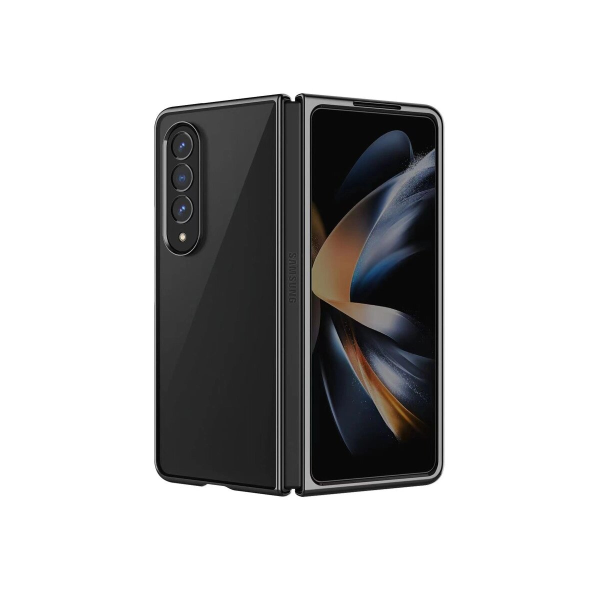 Samsung Galaxy Z Fold 4 Kılıf Fold Element Kapak - Siyah Samsung Galaxy Z Fold 4 Kılıf Fold Element Kapak - Siyah