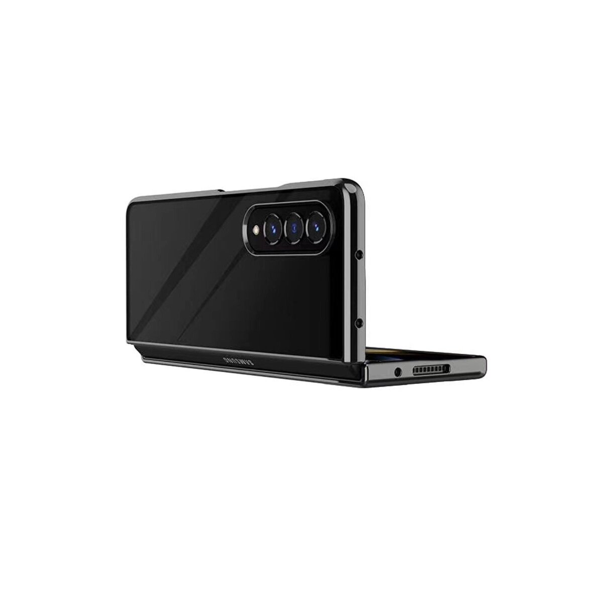 Samsung Galaxy Z Fold 4 Kılıf Fold Element Kapak - Siyah Samsung Galaxy Z Fold 4 Kılıf Fold Element Kapak - Siyah