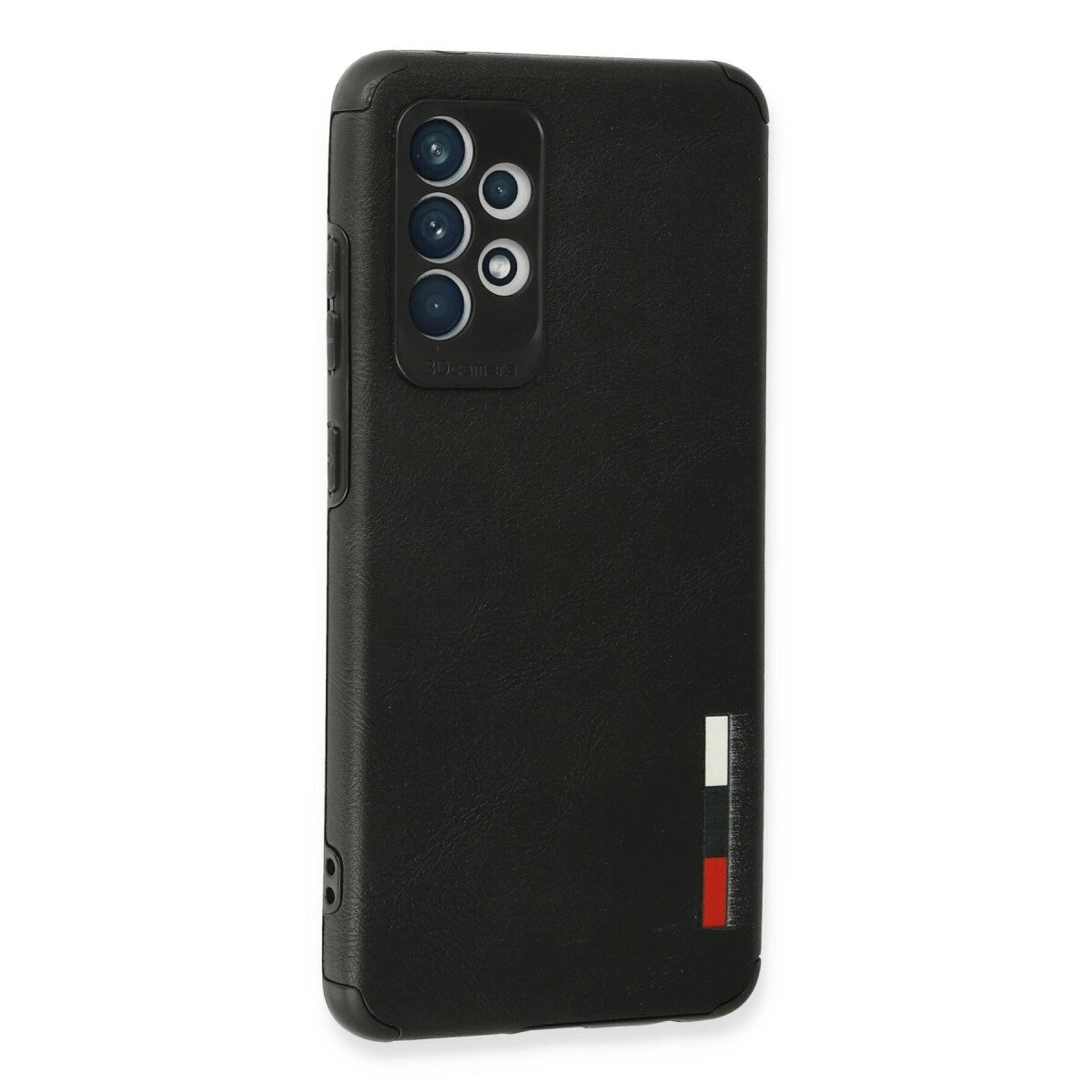 Samsung Galaxy A72 Kılıf Loop Deri Silikon - Siyah Samsung Galaxy A72 Kılıf Loop Deri Silikon - Siyah