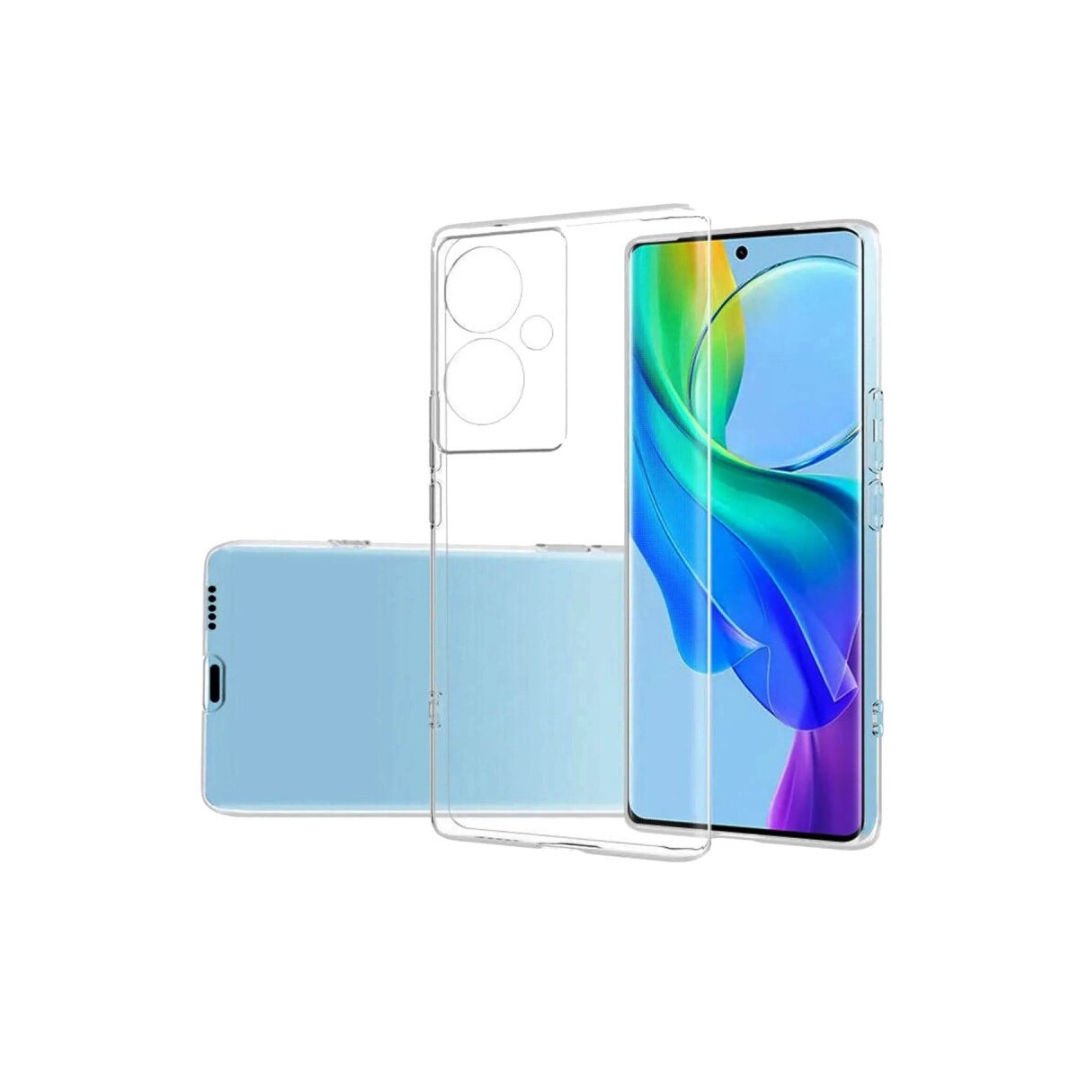 Vivo V29 Lite Kılıf Lüx Şeffaf Silikon Vivo V29 Lite Kılıf Lüx Şeffaf Silikon