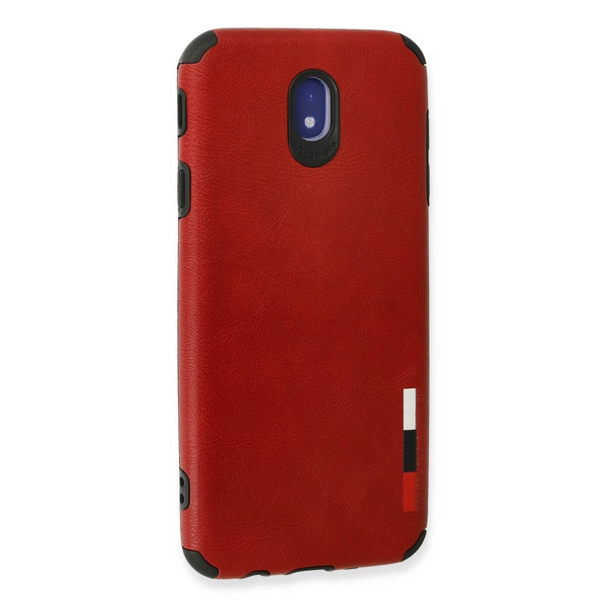 Samsung Galaxy J7 Pro / J730 Kılıf Loop Deri Silikon - Kırmızı Samsung Galaxy J7 Pro / J730 Kılıf Loop Deri Silikon - Kırmızı