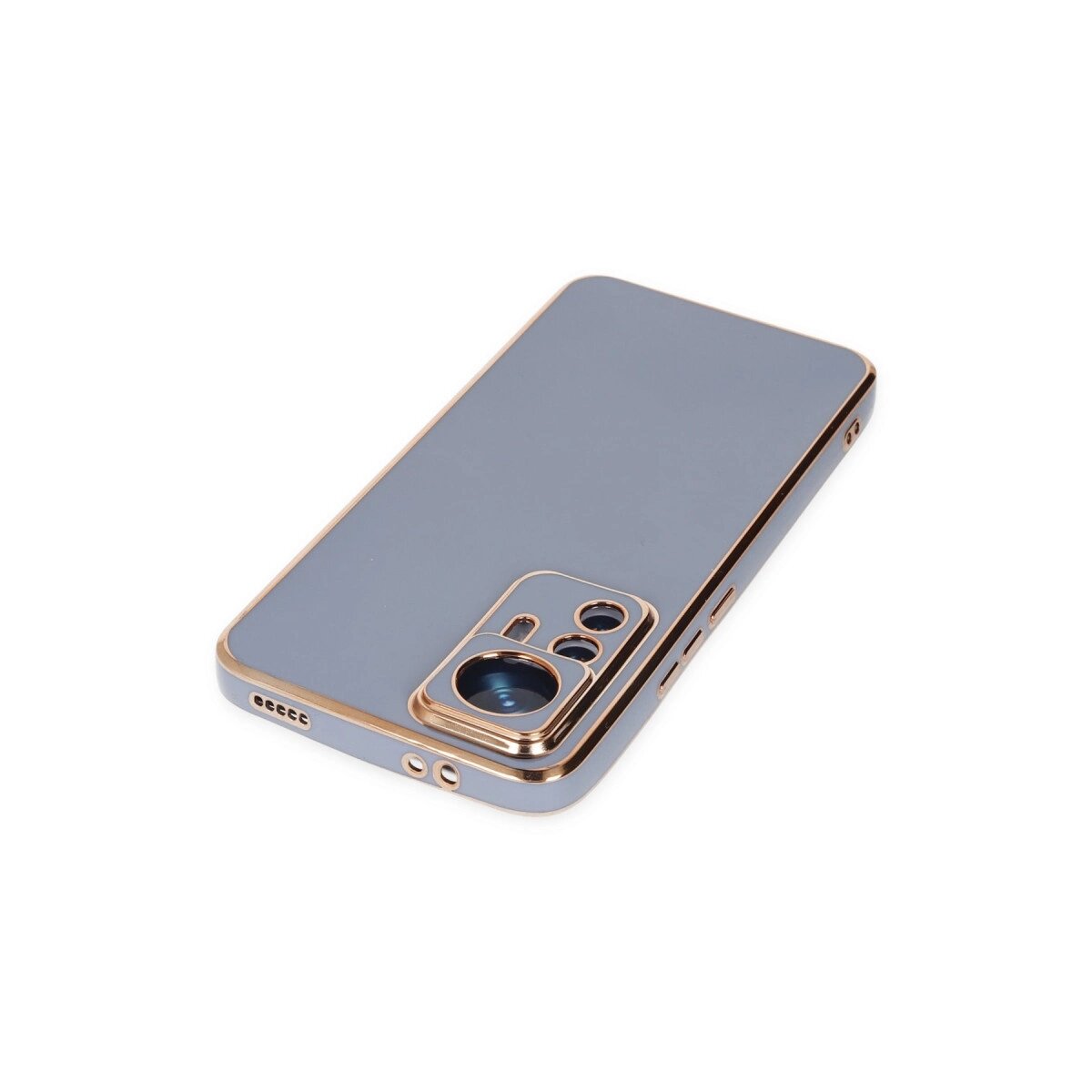 Xiaomi Mi 12t Pro Kılıf Volet Silikon - Mavi Xiaomi Mi 12t Pro Kılıf Volet Silikon - Mavi