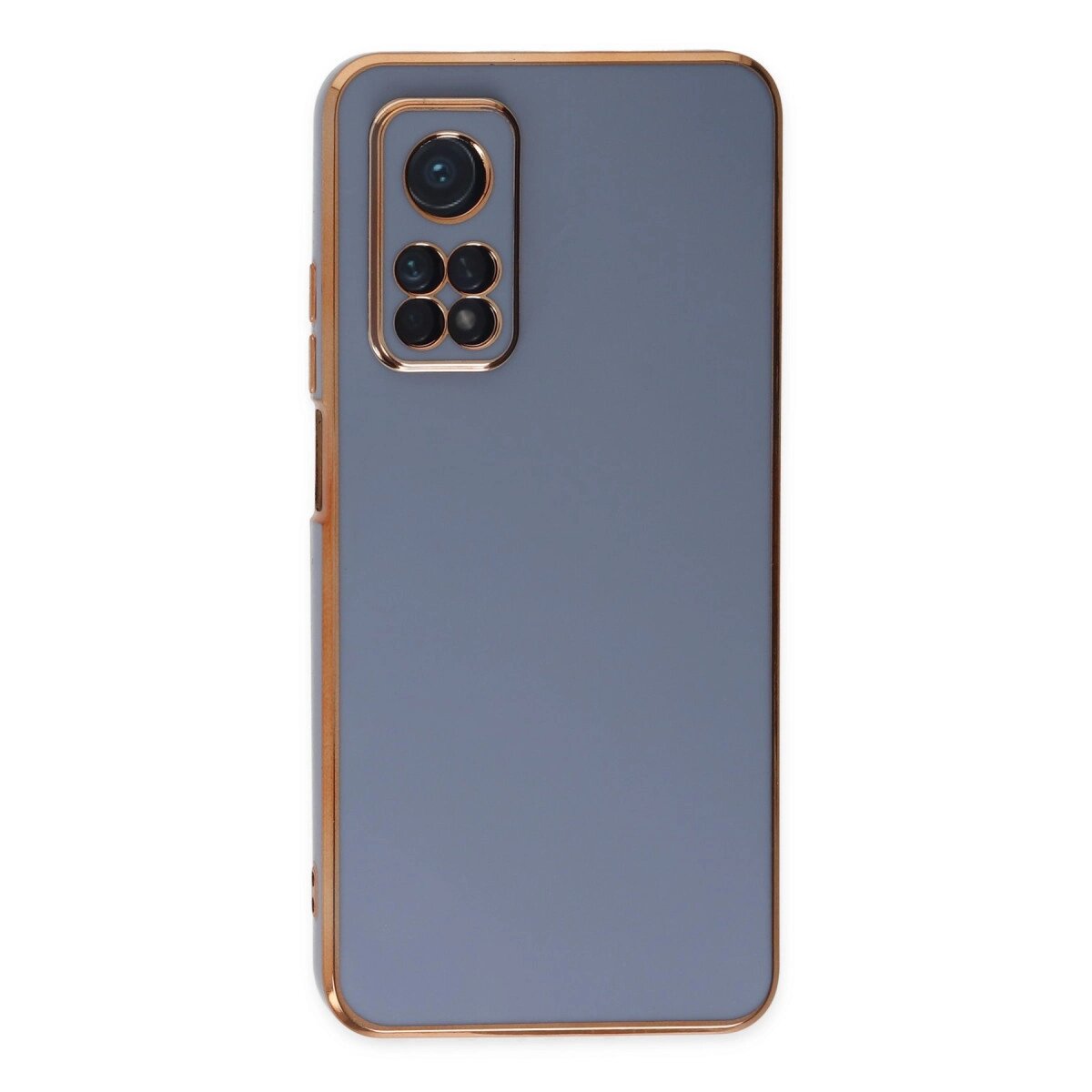 Xiaomi Mi 10t Kılıf Volet Silikon - Mavi Xiaomi Mi 10t Kılıf Volet Silikon - Mavi