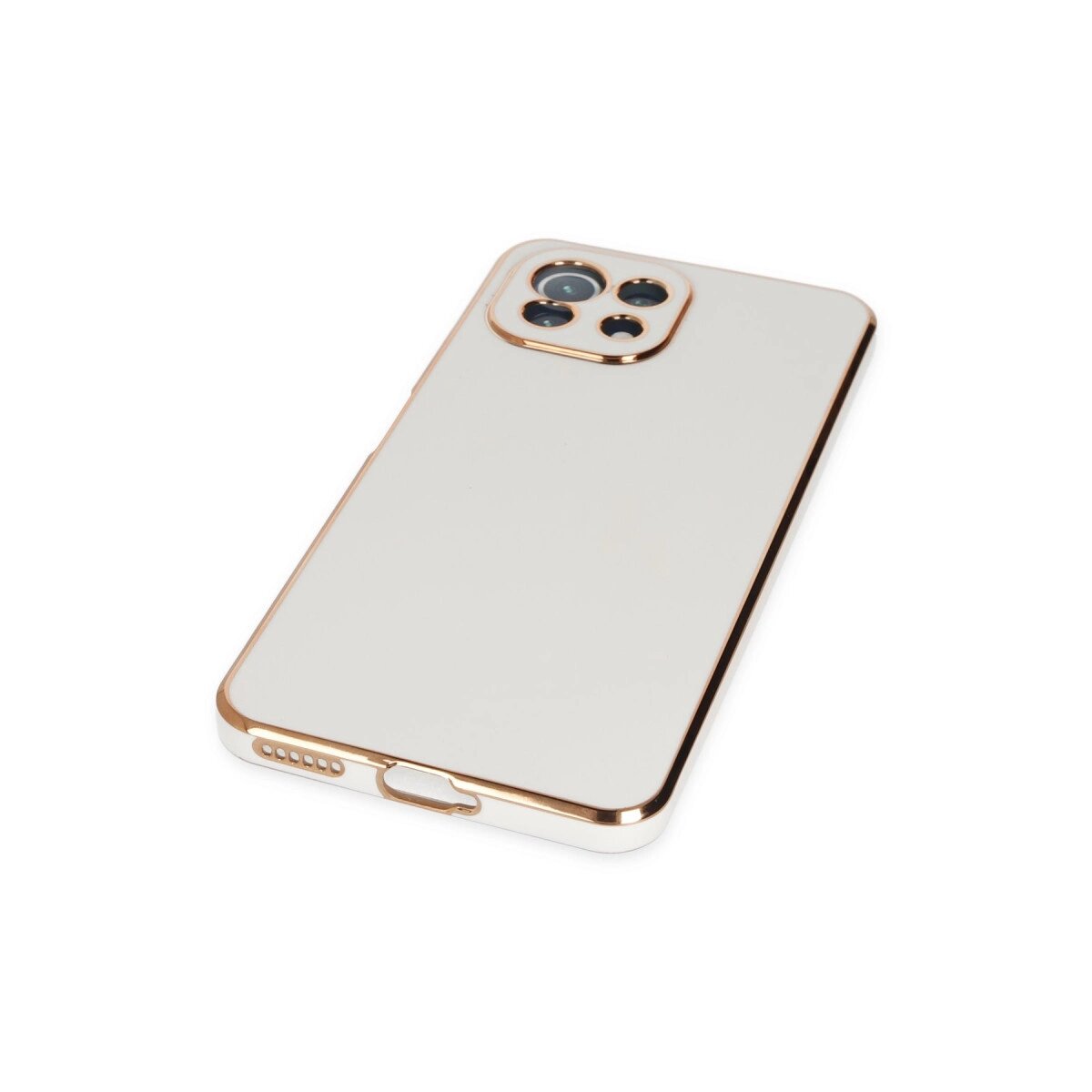 Xiaomi Mi 11 Lite Kılıf Volet Silikon - Beyaz Xiaomi Mi 11 Lite Kılıf Volet Silikon - Beyaz