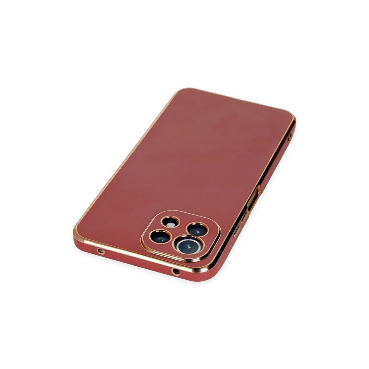 Xiaomi Mi 11 Lite Kılıf Volet Silikon - Kırmızı Xiaomi Mi 11 Lite Kılıf Volet Silikon - Kırmızı