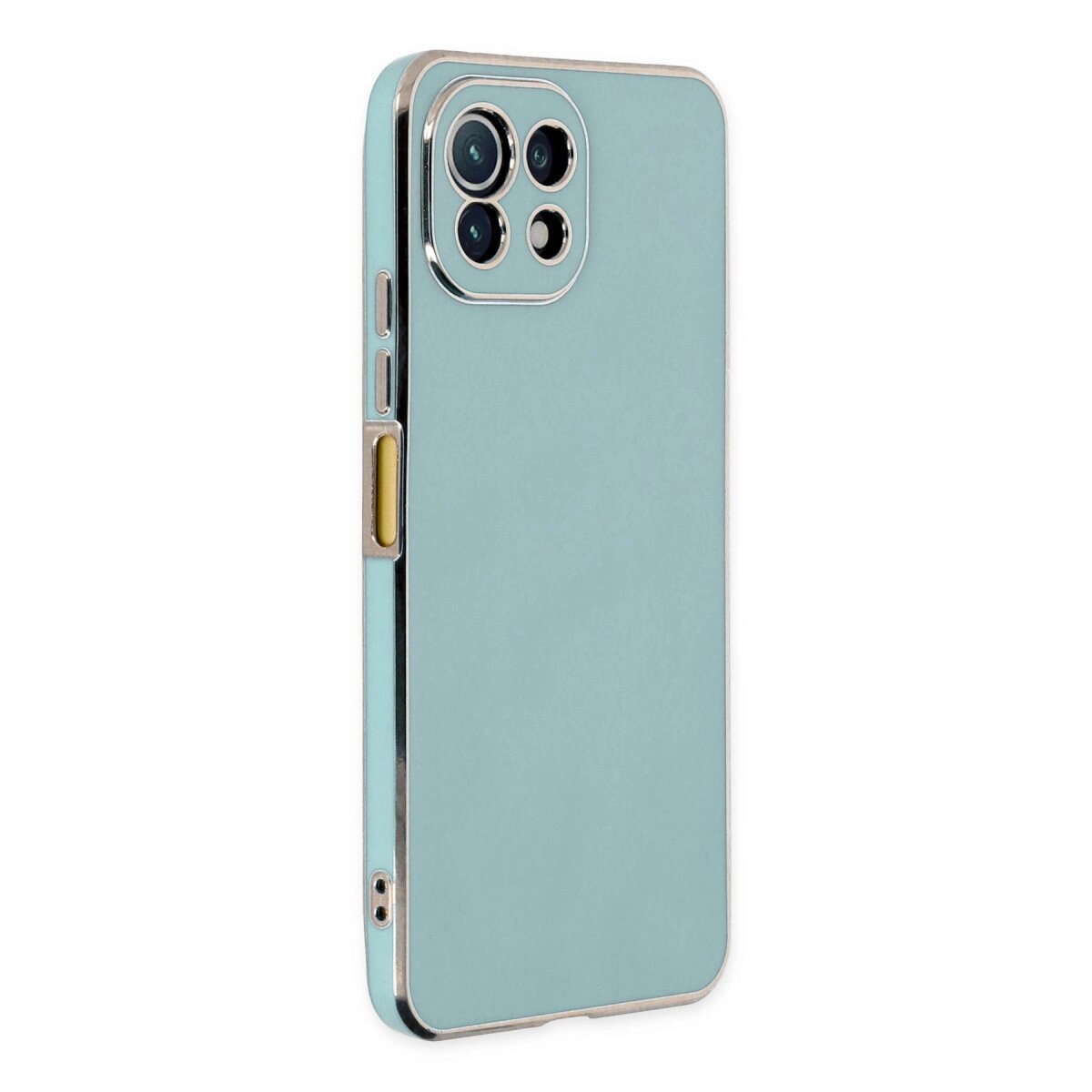 Xiaomi Mi 11 Lite Kılıf Volet Silikon - Açık Yeşil Xiaomi Mi 11 Lite Kılıf Volet Silikon - Açık Yeşil