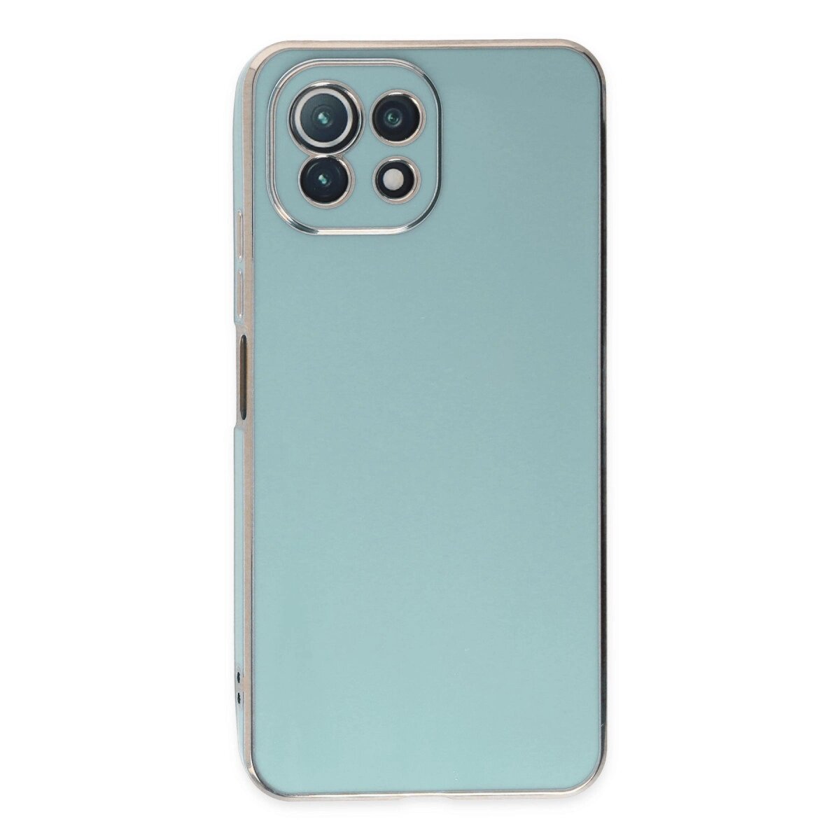 Xiaomi Mi 11 Lite Kılıf Volet Silikon - Açık Yeşil Xiaomi Mi 11 Lite Kılıf Volet Silikon - Açık Yeşil
