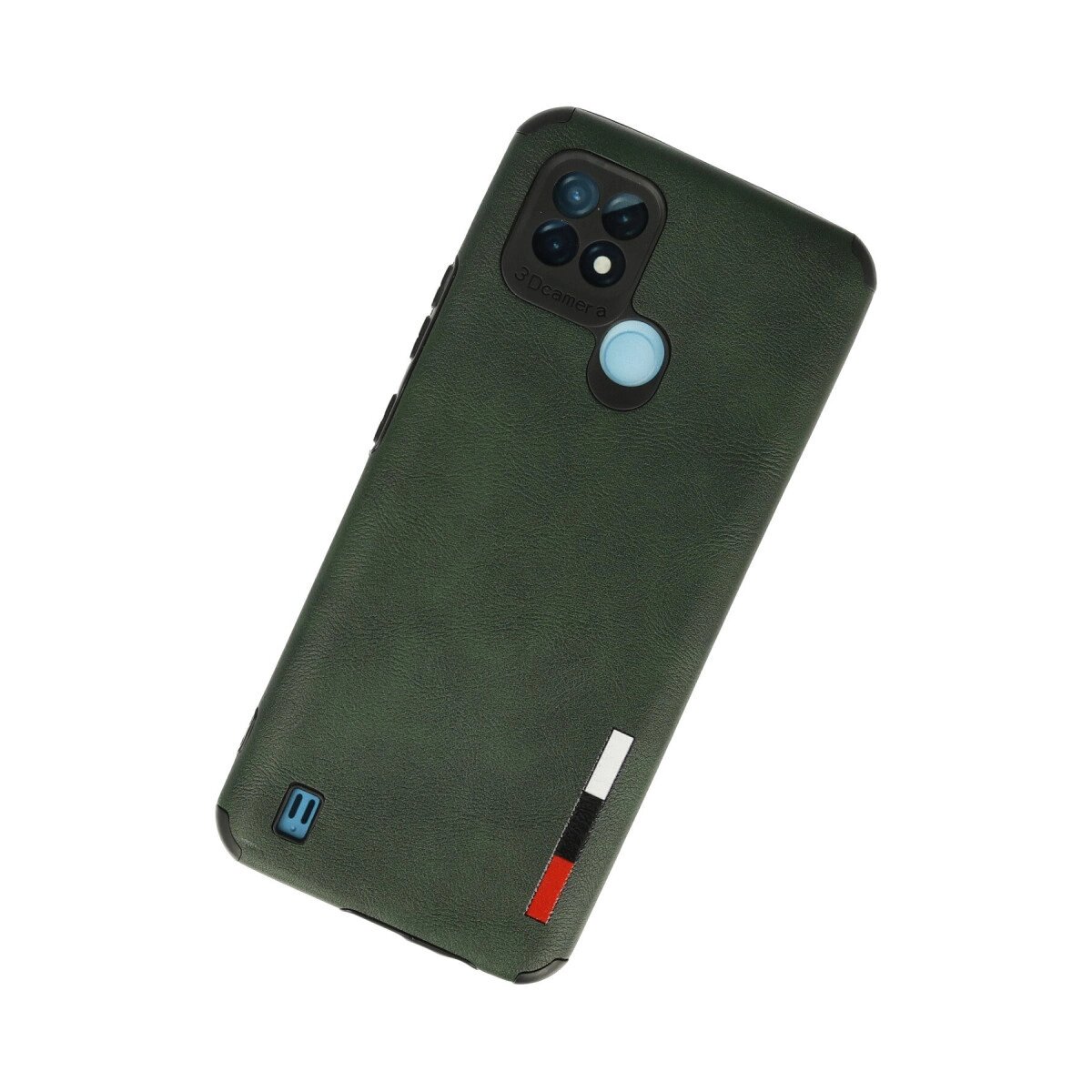 Realme C21 Kılıf Loop Deri Silikon - Yeşil Realme C21 Kılıf Loop Deri Silikon - Yeşil