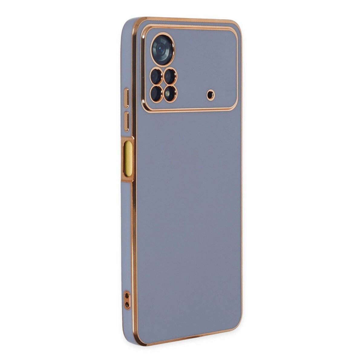 Xiaomi Poco X4 Pro 5g Kılıf Volet Silikon - Mavi Xiaomi Poco X4 Pro 5g Kılıf Volet Silikon - Mavi