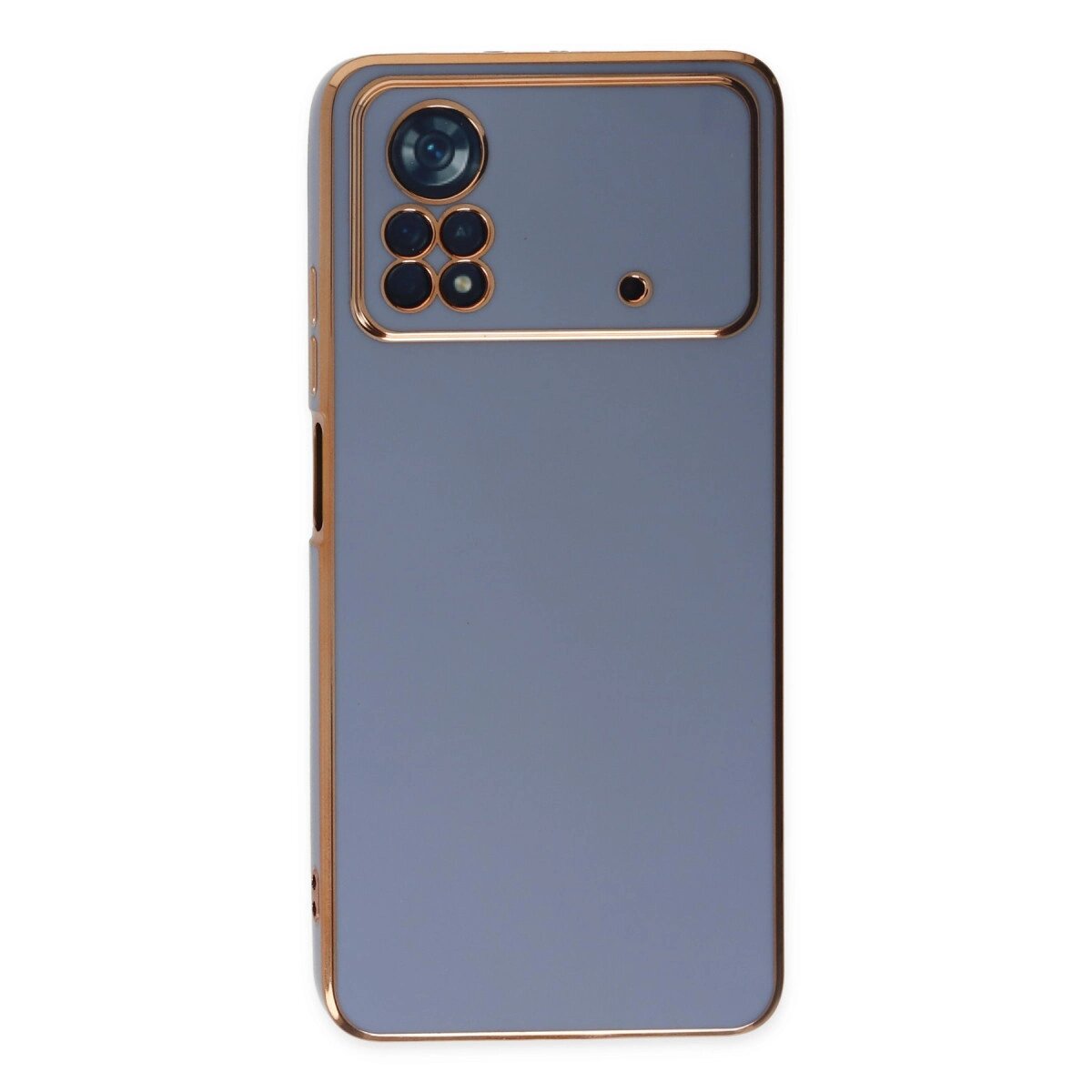 Xiaomi Poco X4 Pro 5g Kılıf Volet Silikon - Mavi Xiaomi Poco X4 Pro 5g Kılıf Volet Silikon - Mavi
