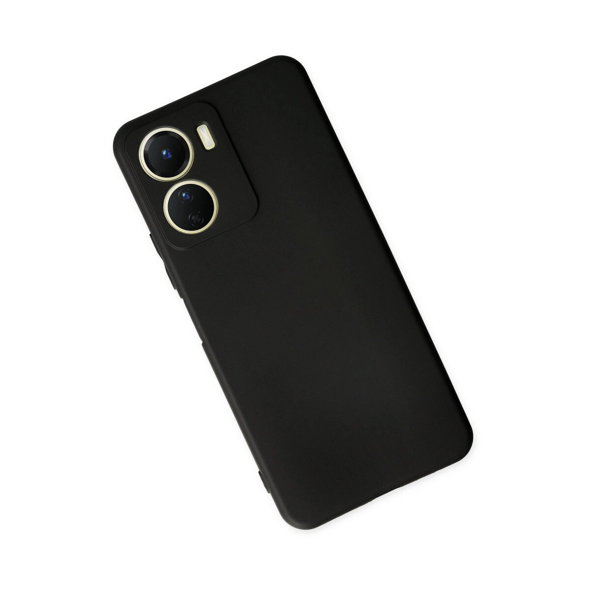 Vivo Y16 Kılıf First Silikon - Siyah