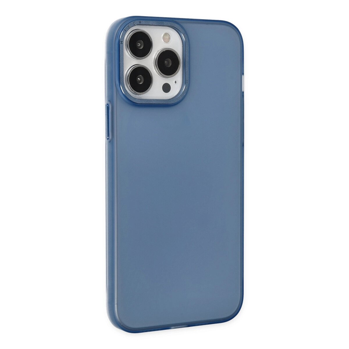 İphone 14 Pro Kılıf Modos Metal Kapak - Lacivert