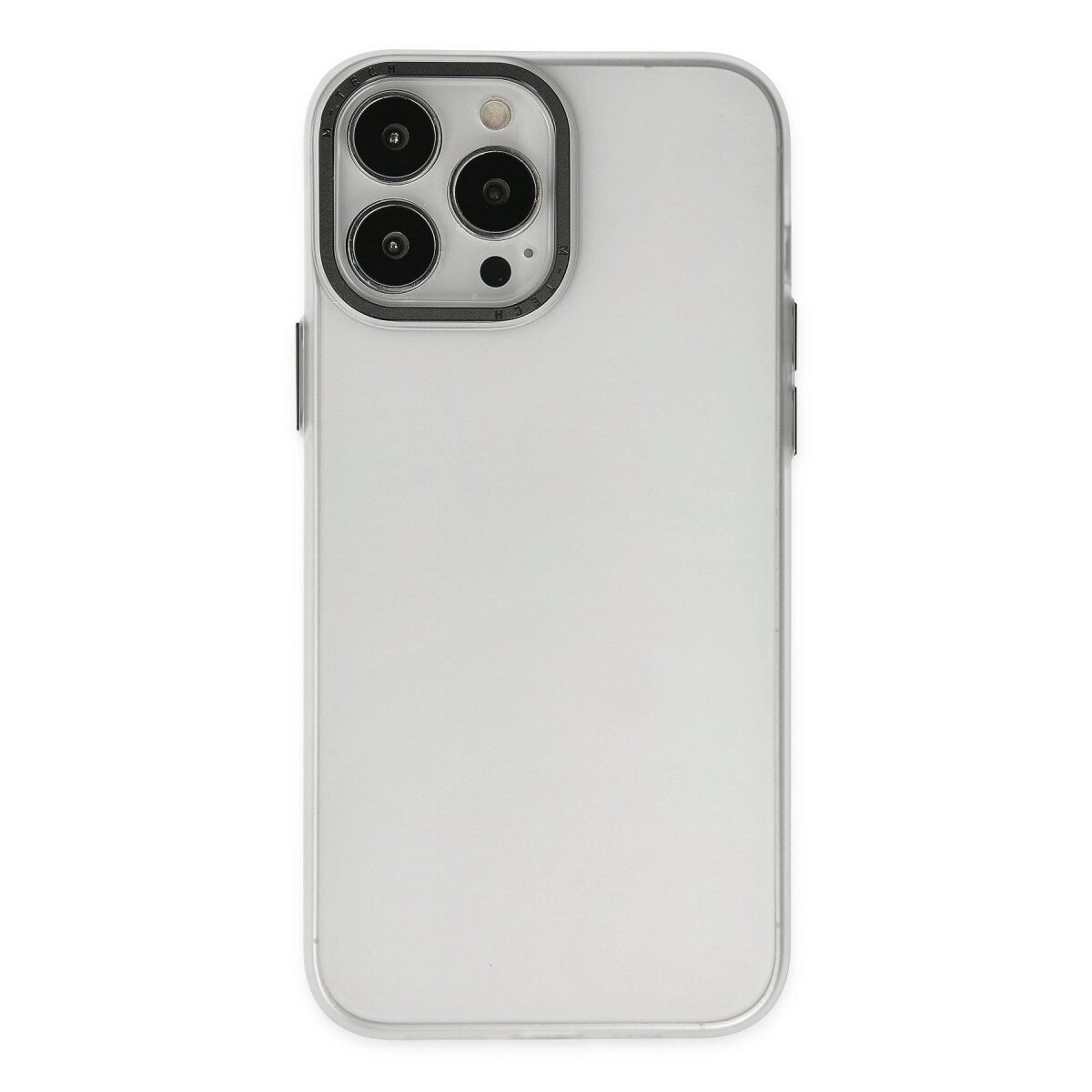 İphone 13 Pro Max Kılıf Modos Metal Kapak - Şeffaf İphone 13 Pro Max Kılıf Modos Metal Kapak - Şeffaf
