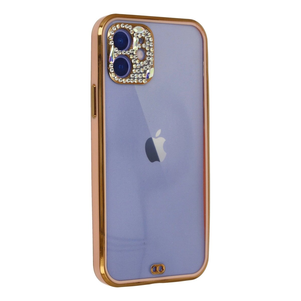İphone 12 Kılıf Liva Taşlı Silikon - Pembe İphone 12 Kılıf Liva Taşlı Silikon - Pembe